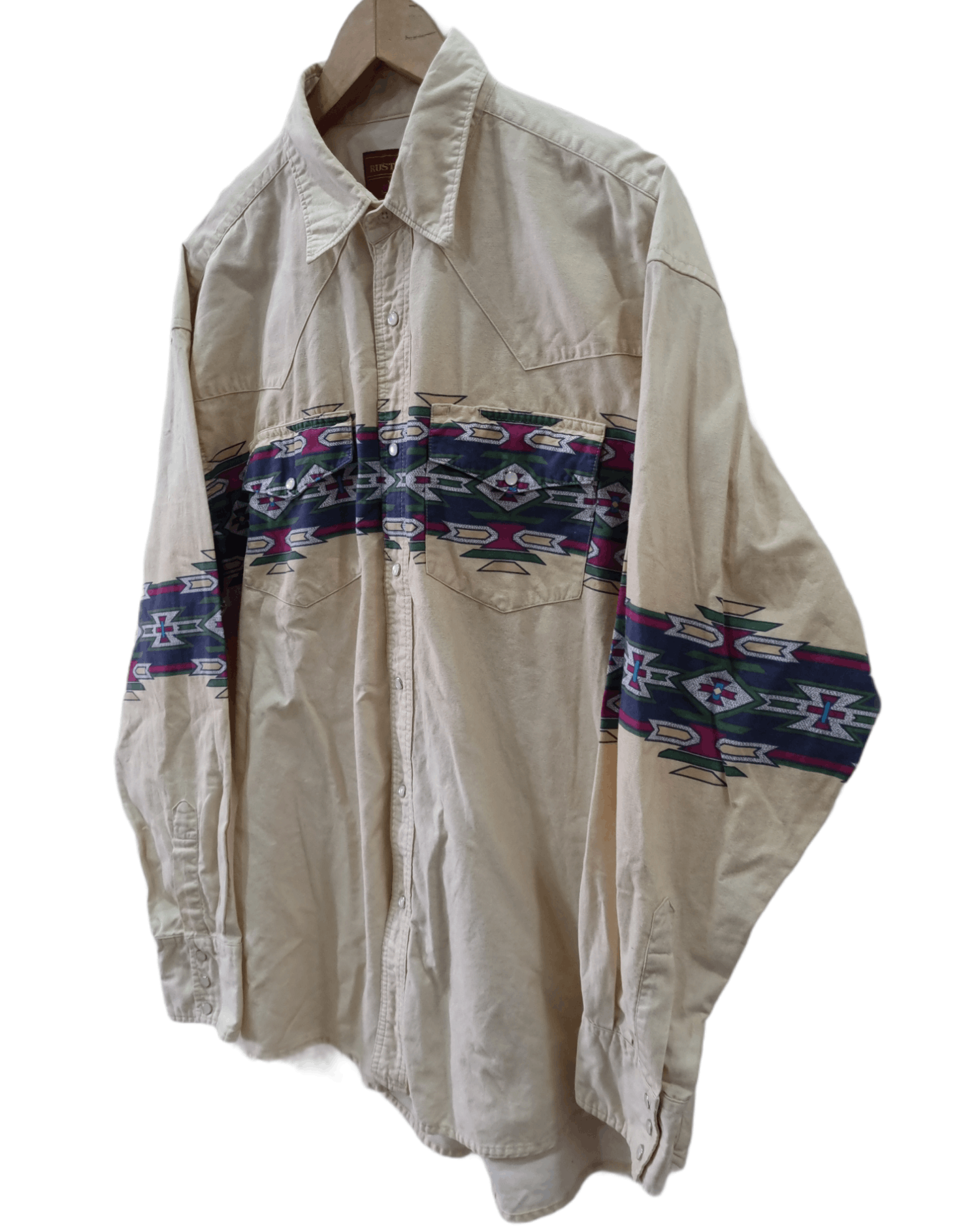 Vintage × Wrangler Rustler Long Sleeve By Wrangler x Vintage Size US XL / EU 56 / 4 - 2 Thumbnail