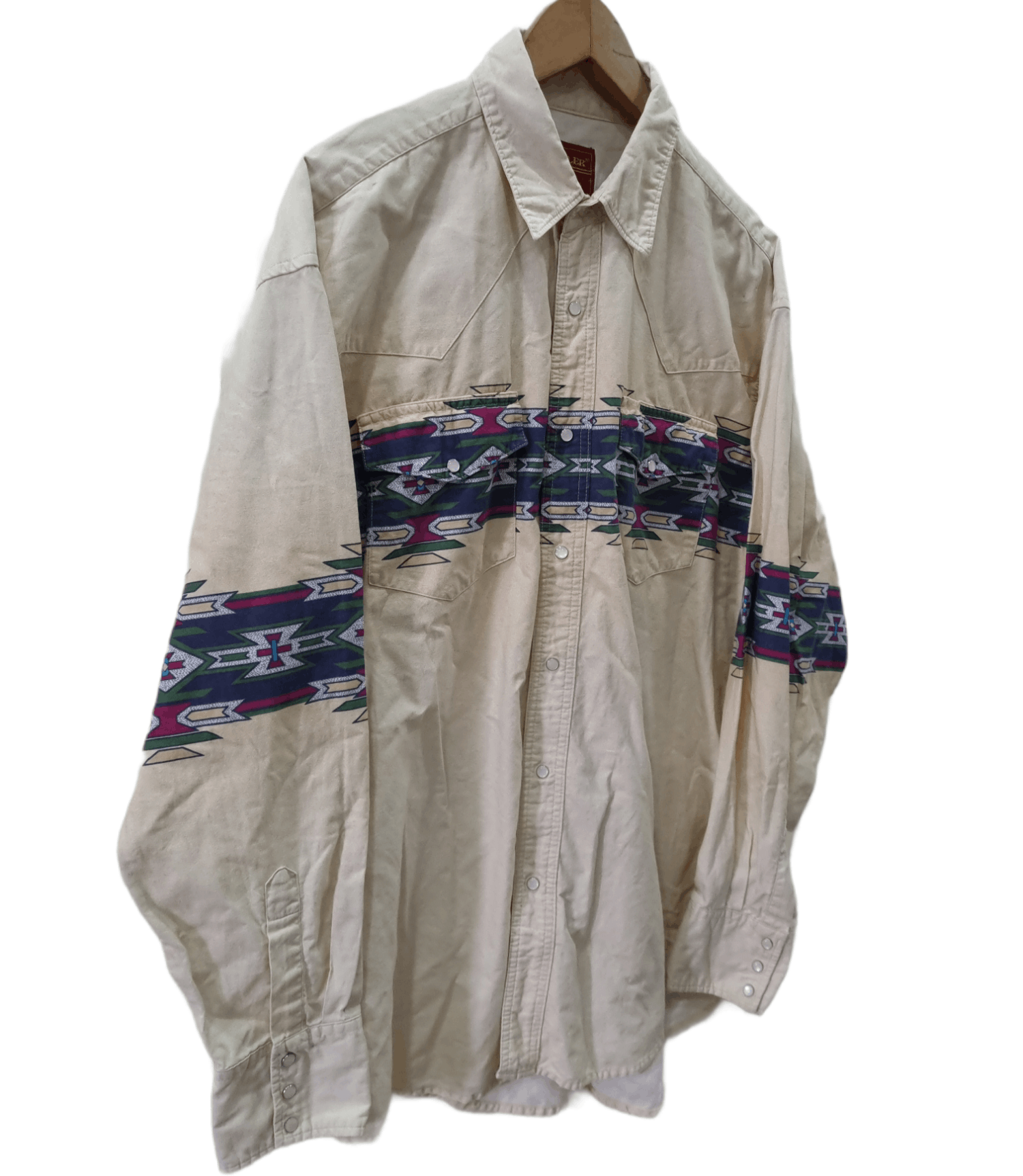 Vintage × Wrangler Rustler Long Sleeve By Wrangler x Vintage Size US XL / EU 56 / 4 - 3 Thumbnail
