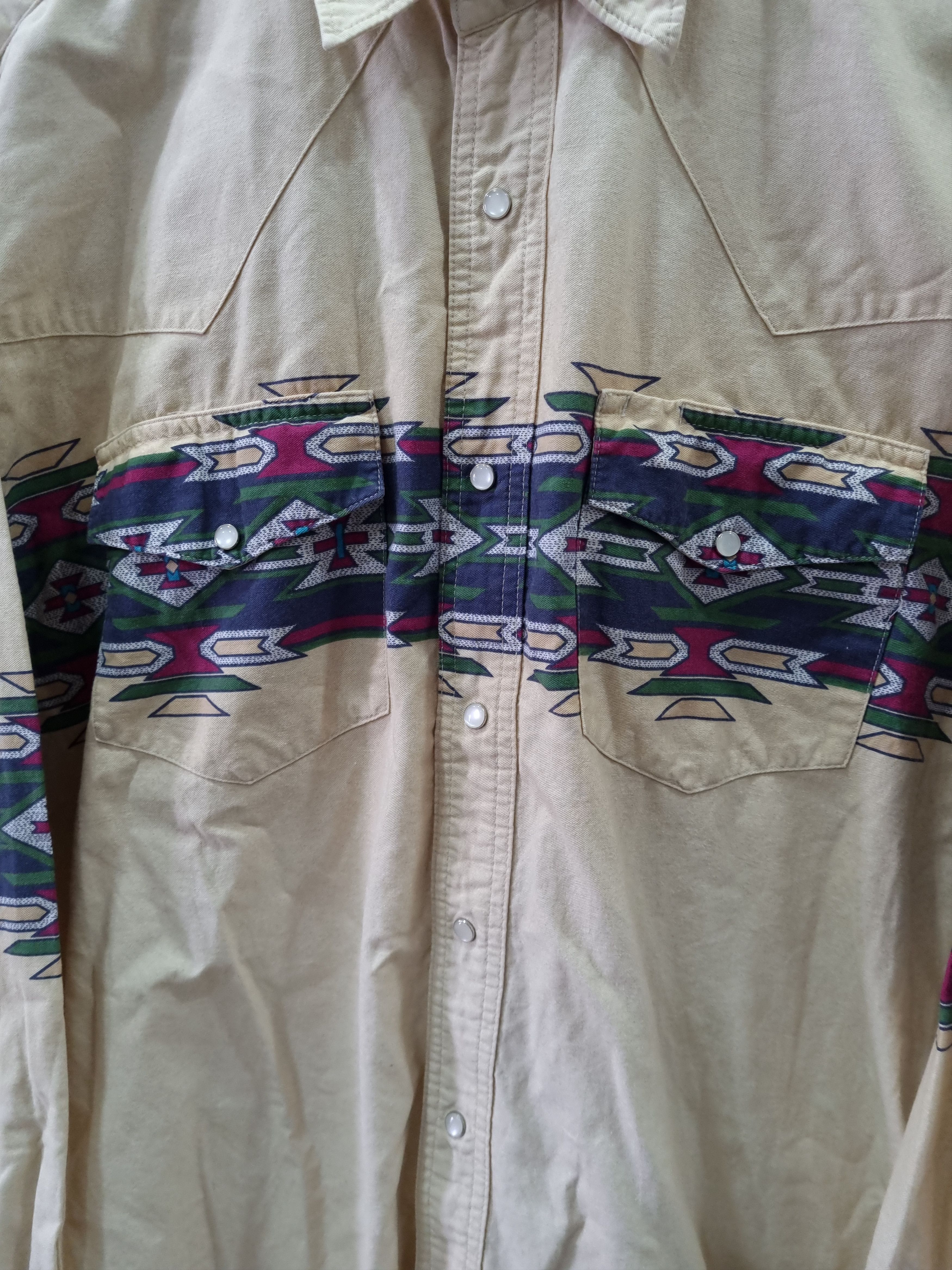 Vintage × Wrangler Rustler Long Sleeve By Wrangler x Vintage Size US XL / EU 56 / 4 - 5 Thumbnail