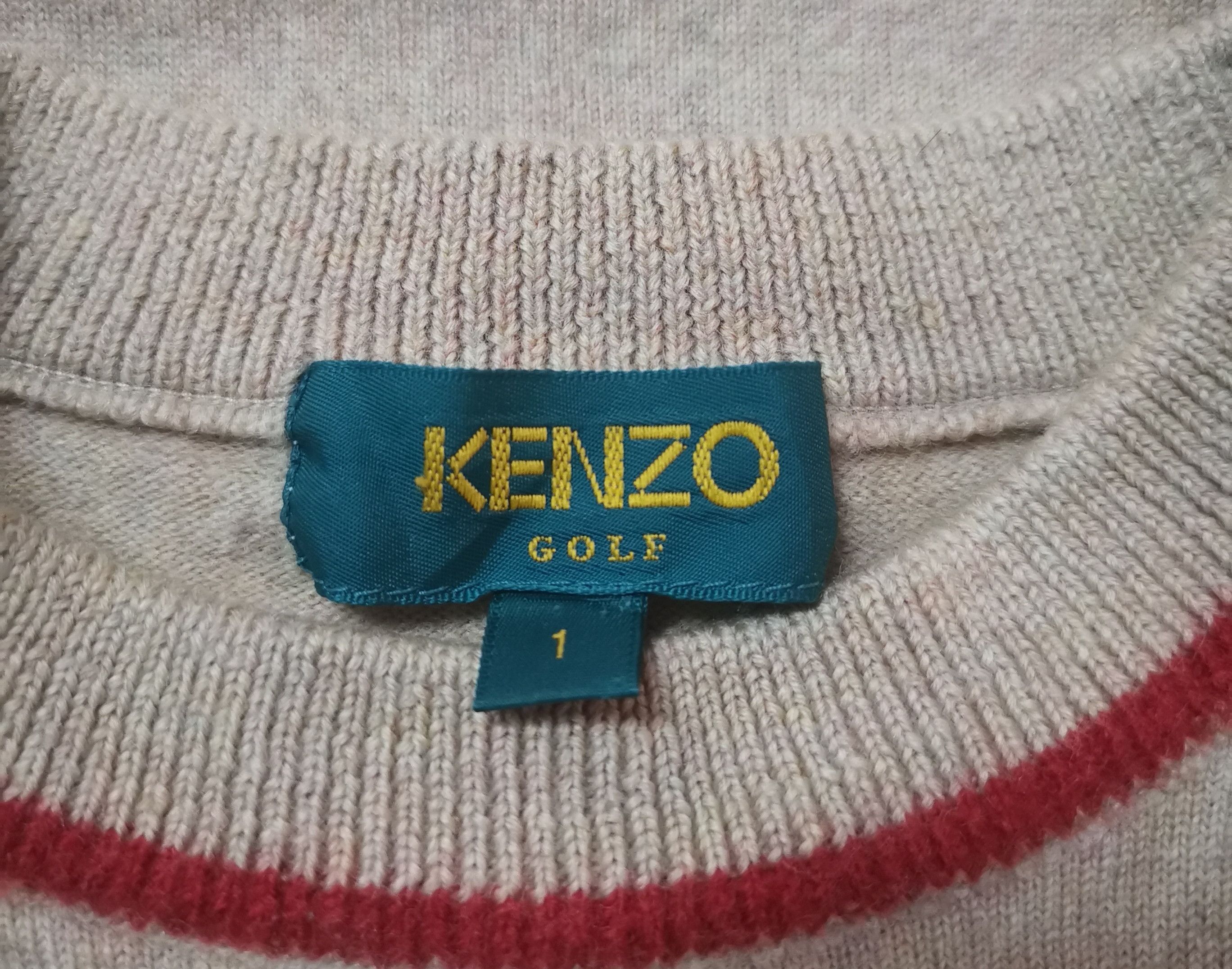 Japanese Brand Vintage Kenzo Golf Knitwear Spellout - Embroidery Size US S / EU 44-46 / 1 - 6 Thumbnail