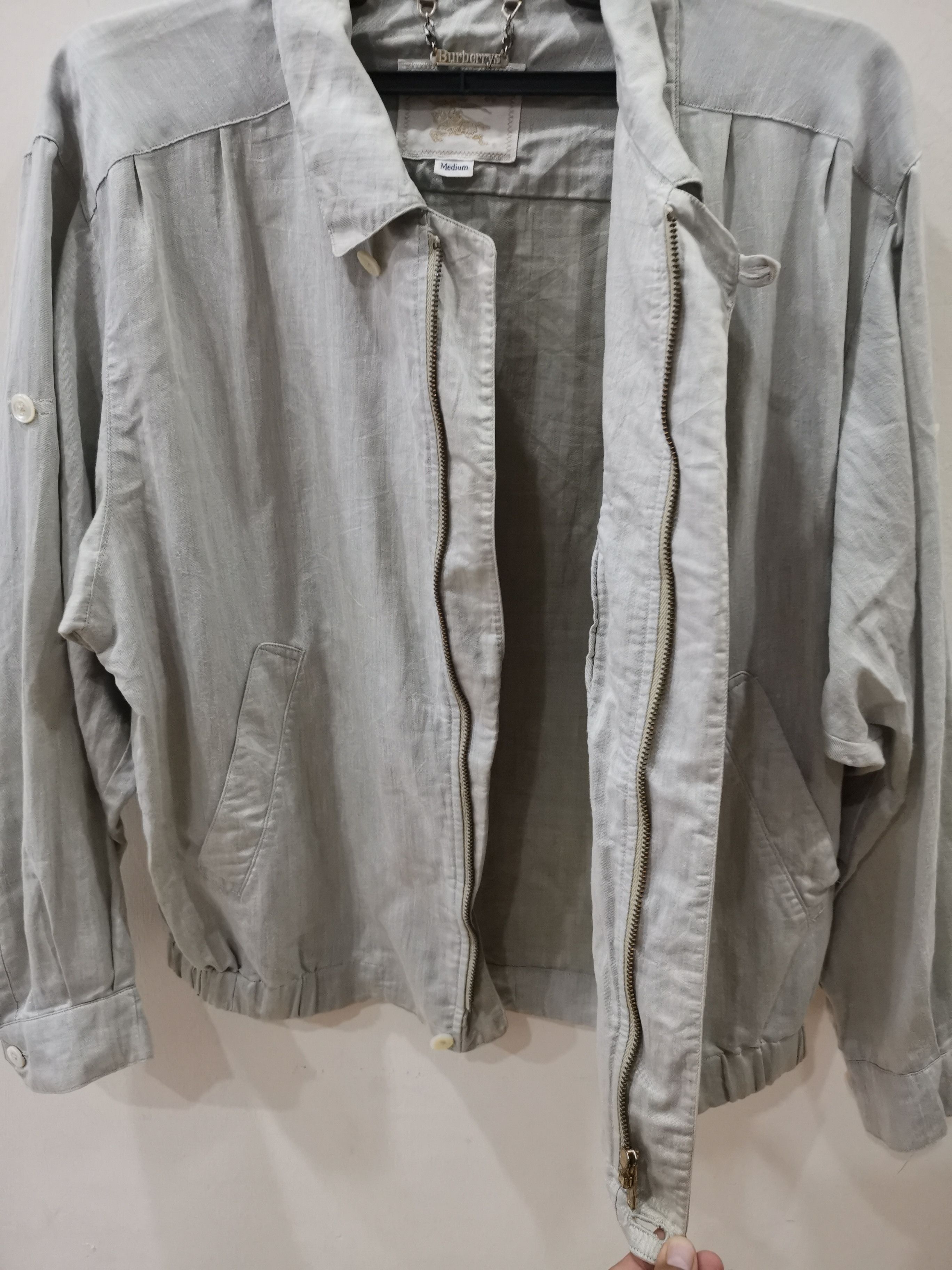 Burberry Burberry Light Zipper Jacket Size US M / EU 48-50 / 2 - 6 Thumbnail