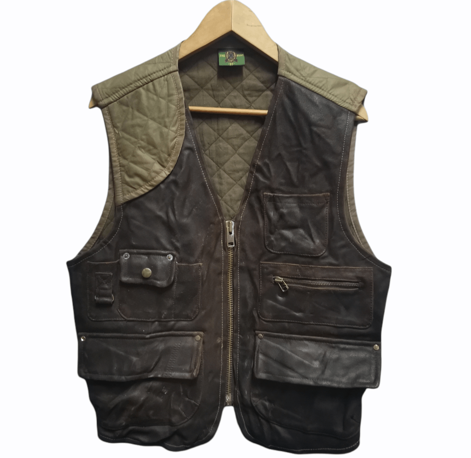 Vintage Vintage The Hunt Vest Half Leather Size US M / EU 48-50 / 2 - 1 Thumbnail