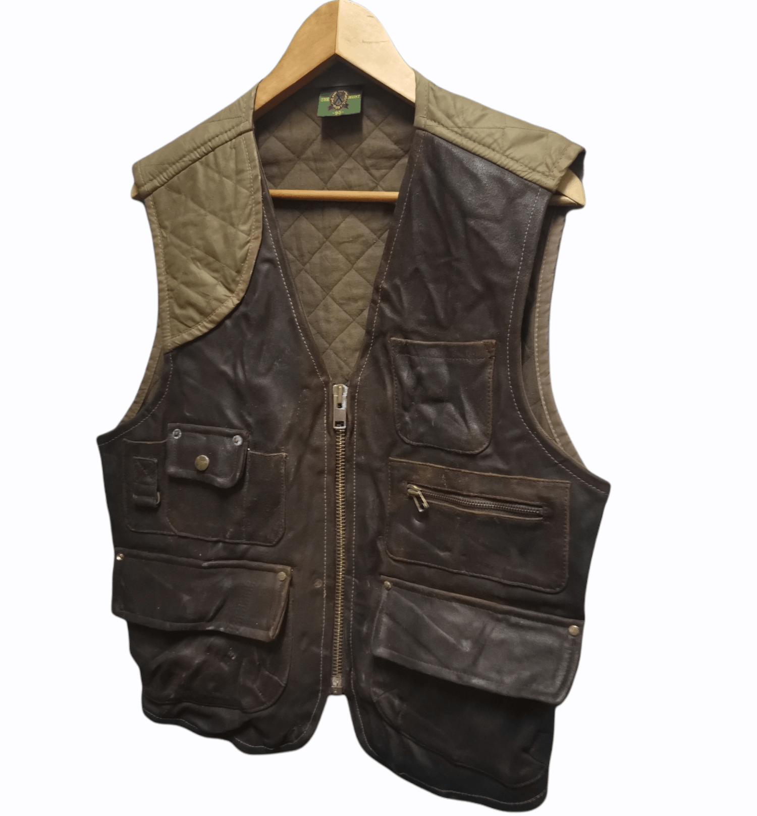 Vintage Vintage The Hunt Vest Half Leather Size US M / EU 48-50 / 2 - 2 Thumbnail