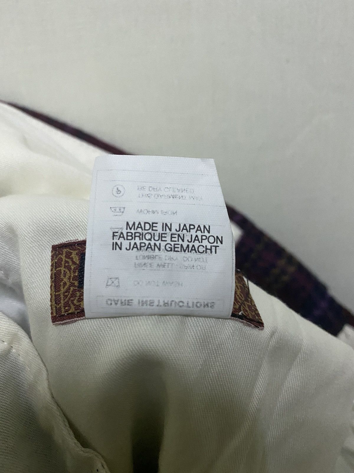Japanese Brand Red Checkered Tartan Pants Japan Size US 28 / EU 44 - 8 Thumbnail
