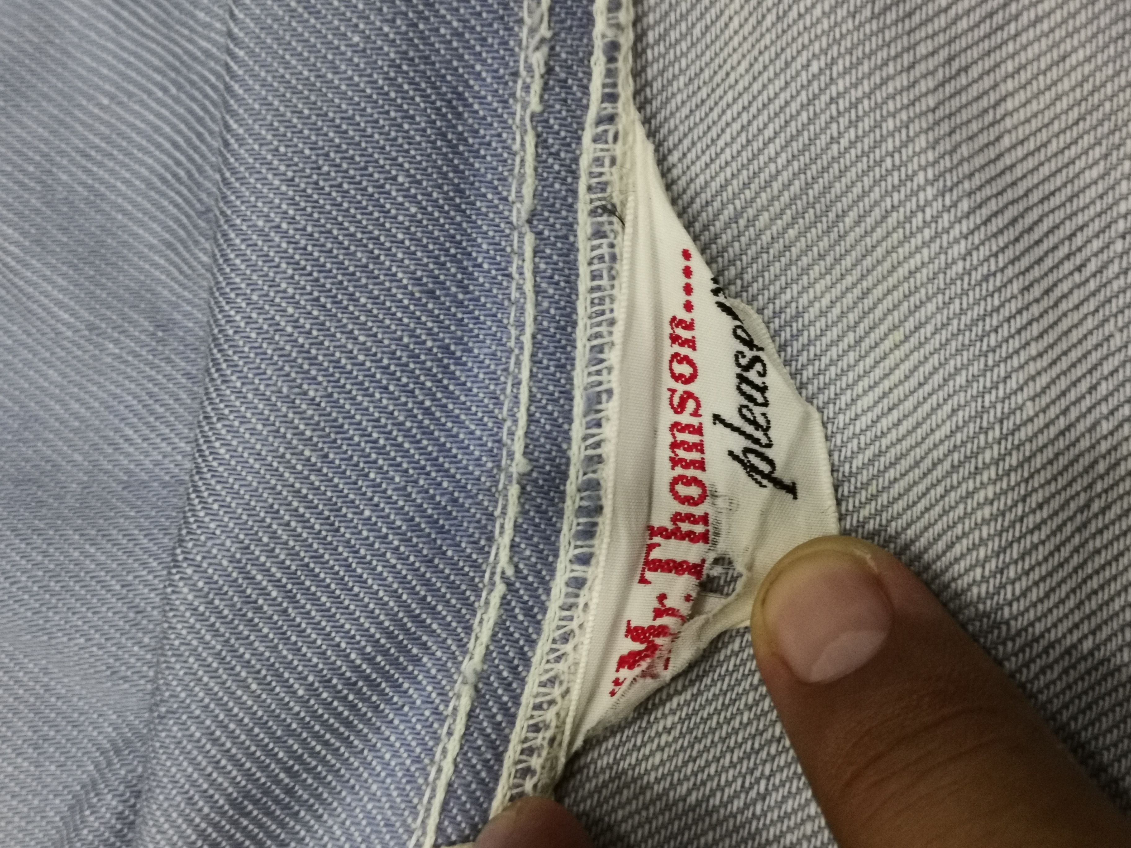 Vintage Mr. Thomson Denim Zipper Jacket x Vintage Size US L / EU 52-54 / 3 - 4 Thumbnail
