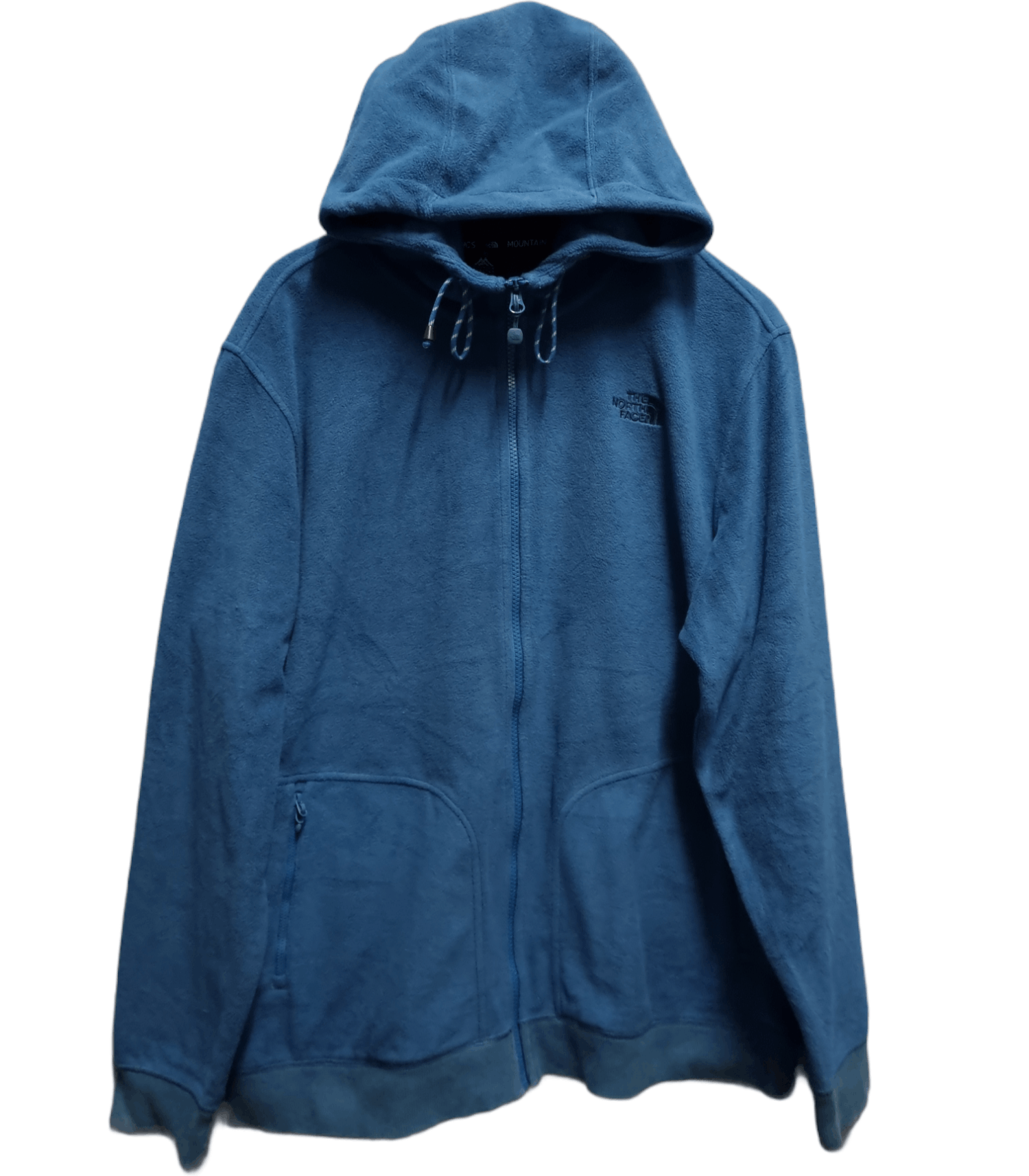 image of The North Face Mountain Fleece Jacket in Blue, Men's (Size 2XL)