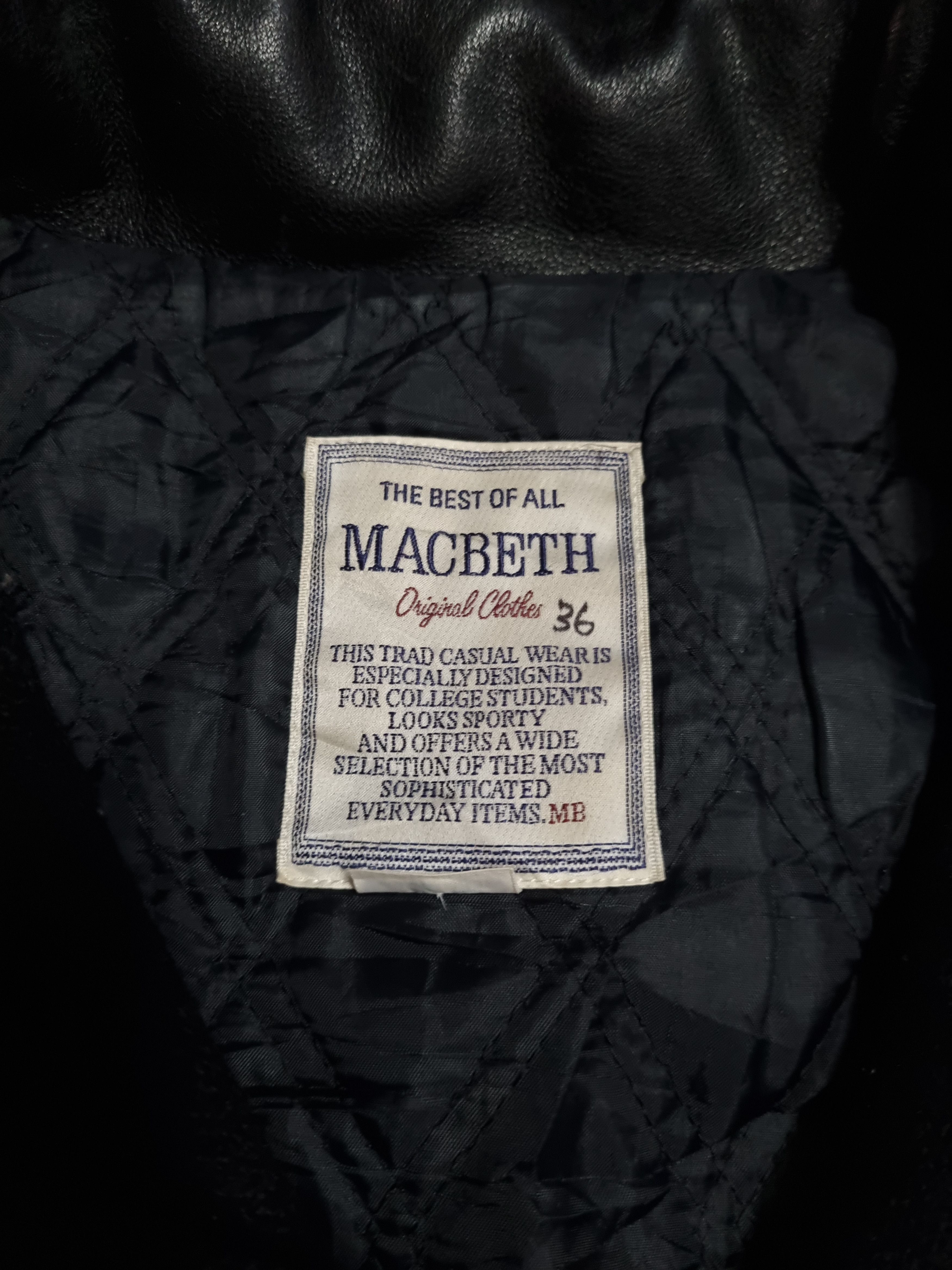 Macbeth × Vintage 🔥YEAR END SALE🔥Varsity Jacket Macbeth x Vintage Size US L / EU 52-54 / 3 - 11 Thumbnail