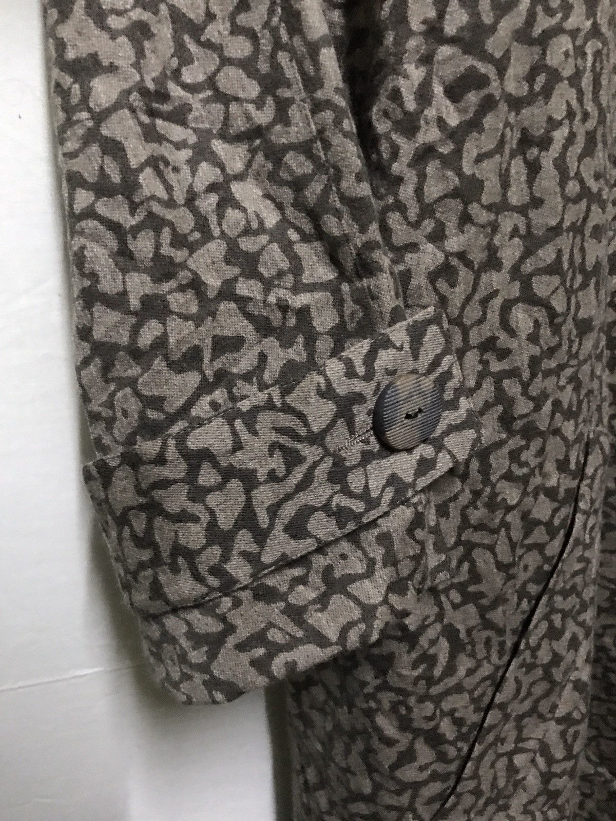 Krizia Uomo Krizia Italy Overcoat Long Coat Full Print Leopard Size L / US 10 / IT 46 - 4 Thumbnail