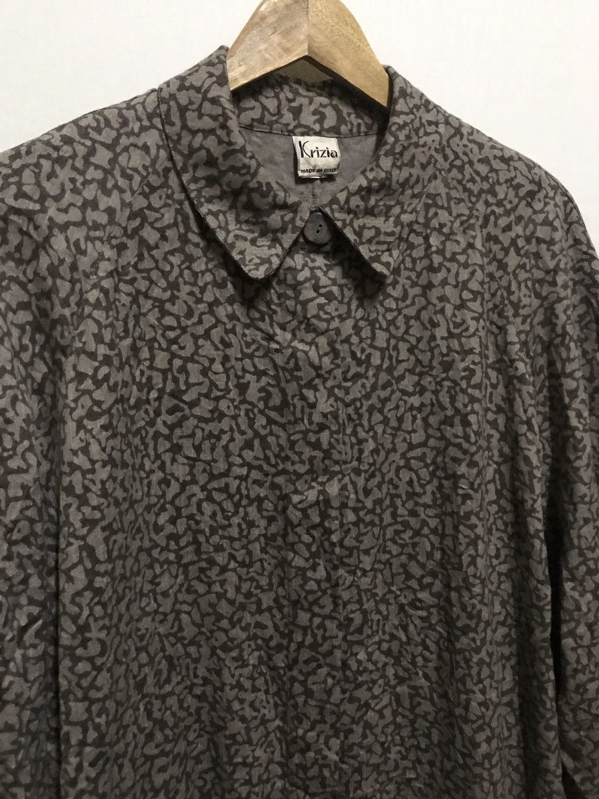 Krizia Uomo Krizia Italy Overcoat Long Coat Full Print Leopard Size L / US 10 / IT 46 - 2 Thumbnail