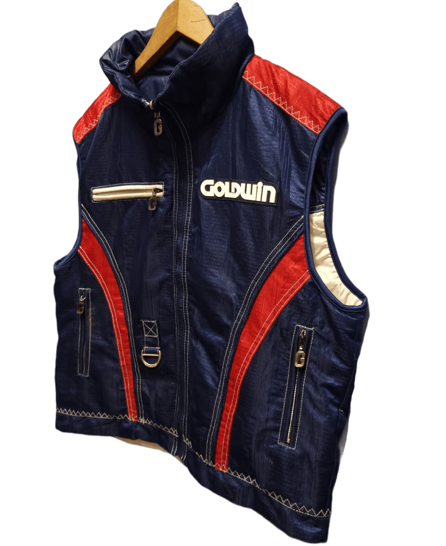 Goldwin × Japanese Brand × Vintage Goldwin Vest Reversible 💥JAPAN💥 x Japanese Brand Size US L / EU 52-54 / 3 - 6 Thumbnail