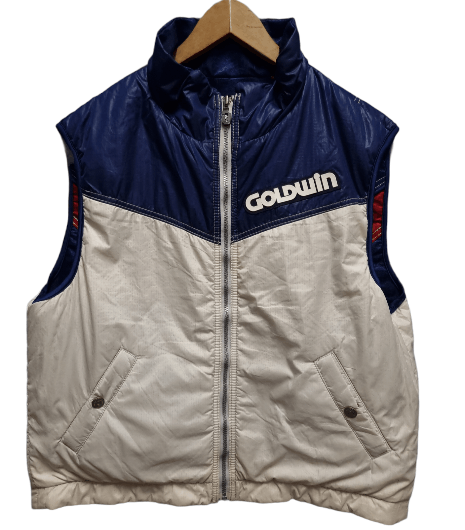 Goldwin × Japanese Brand × Vintage Goldwin Vest Reversible 💥JAPAN💥 x Japanese Brand Size US L / EU 52-54 / 3 - 2 Thumbnail
