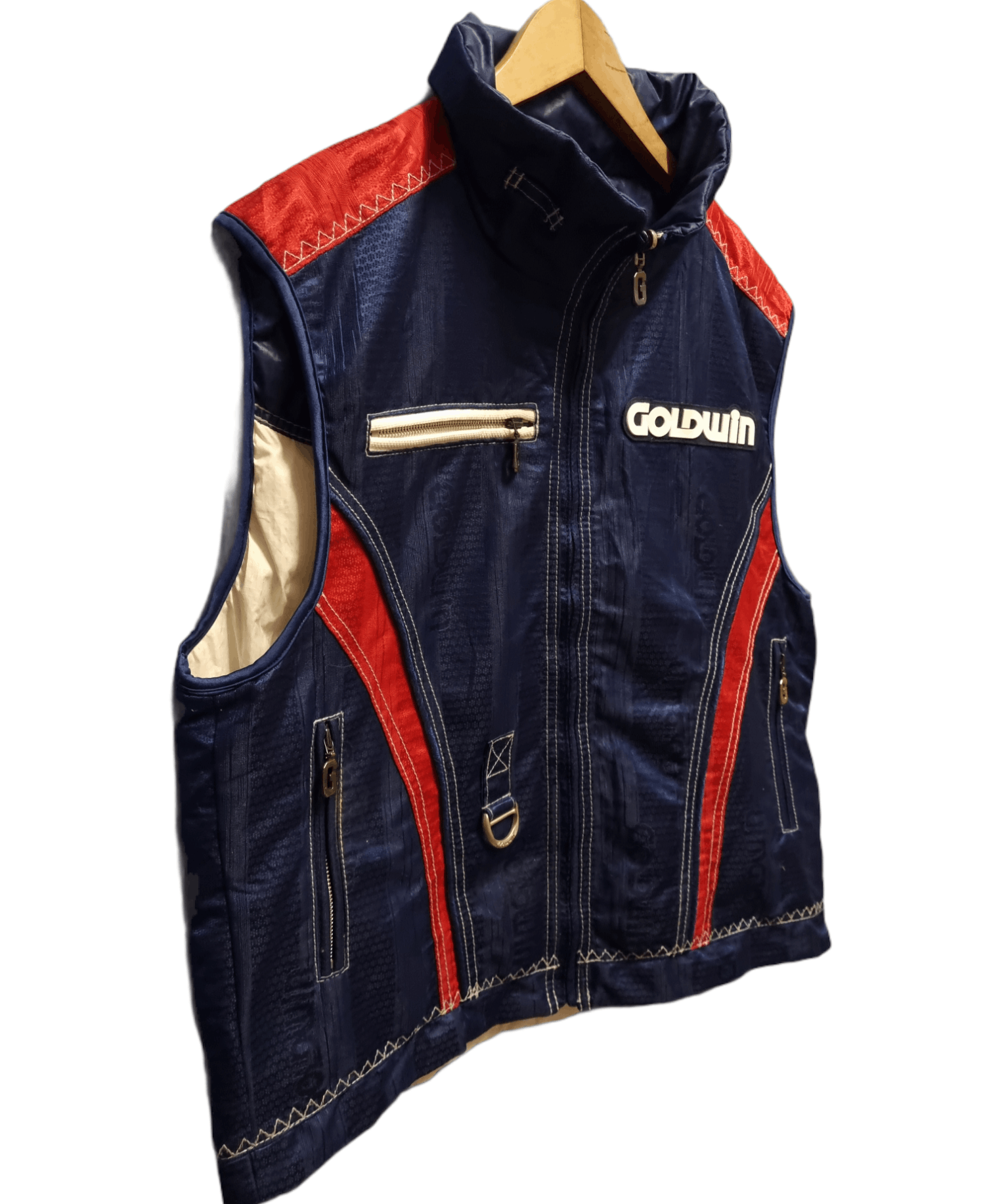 Goldwin × Japanese Brand × Vintage Goldwin Vest Reversible 💥JAPAN💥 x Japanese Brand Size US L / EU 52-54 / 3 - 5 Thumbnail