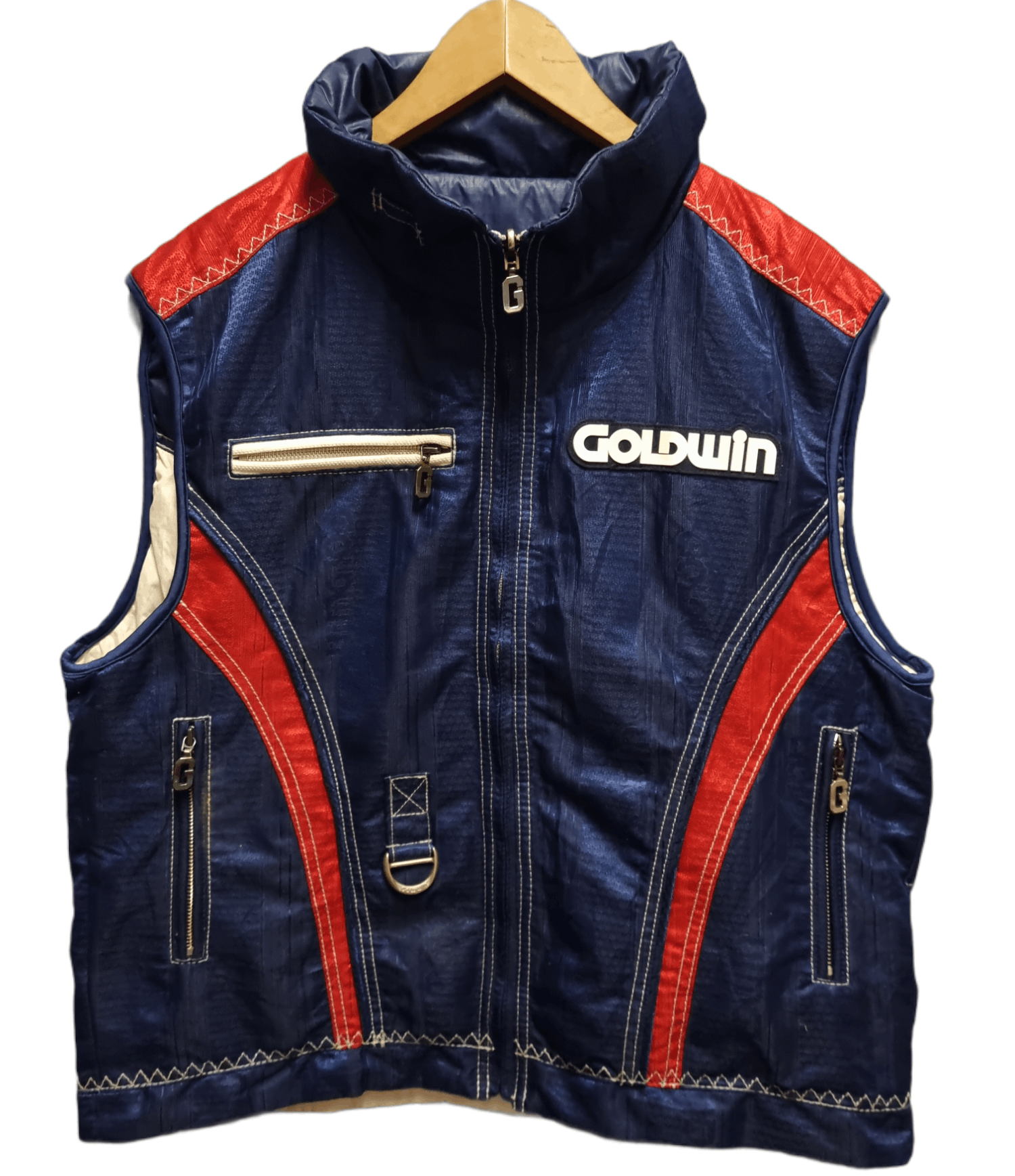 Goldwin × Japanese Brand × Vintage Goldwin Vest Reversible 💥JAPAN💥 x Japanese Brand Size US L / EU 52-54 / 3 - 1 Thumbnail