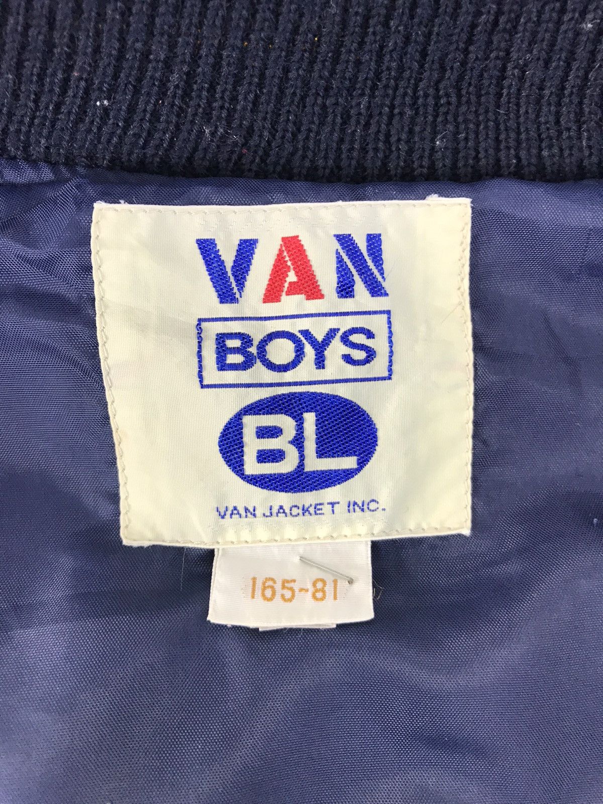 Van × Vintage Vintage Van Boys Varsity Jacket Snap Button Style Size US S / EU 44-46 / 1 - 9 Thumbnail