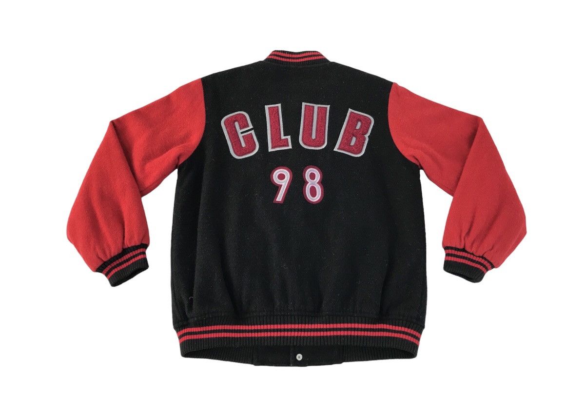 Japanese Brand Vtg Varsity Jacket Wool Picoliino Club 98 Snap Button Size US M / EU 48-50 / 2 - 2 Thumbnail