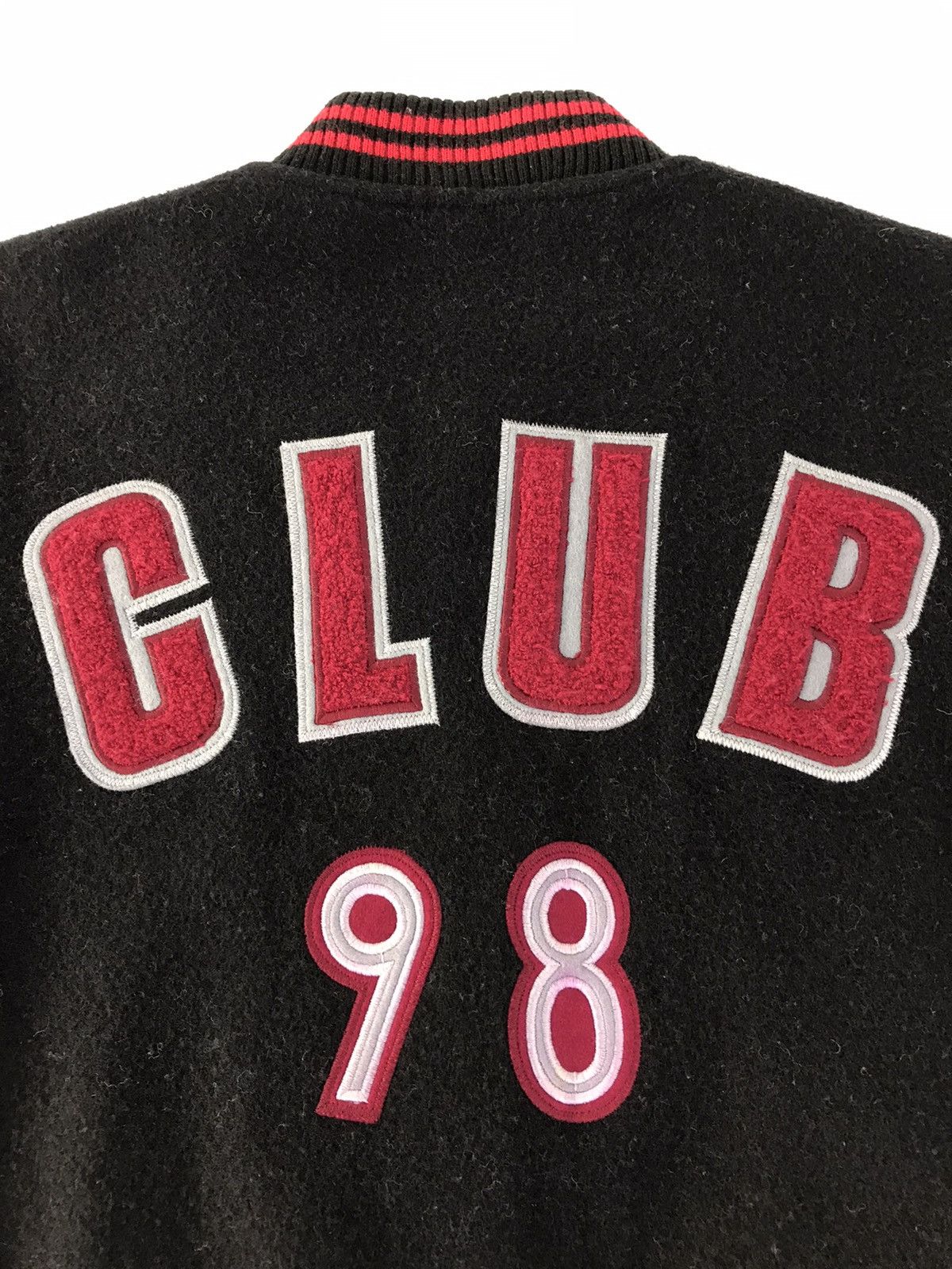 Japanese Brand Vtg Varsity Jacket Wool Picoliino Club 98 Snap Button Size US M / EU 48-50 / 2 - 11 Thumbnail