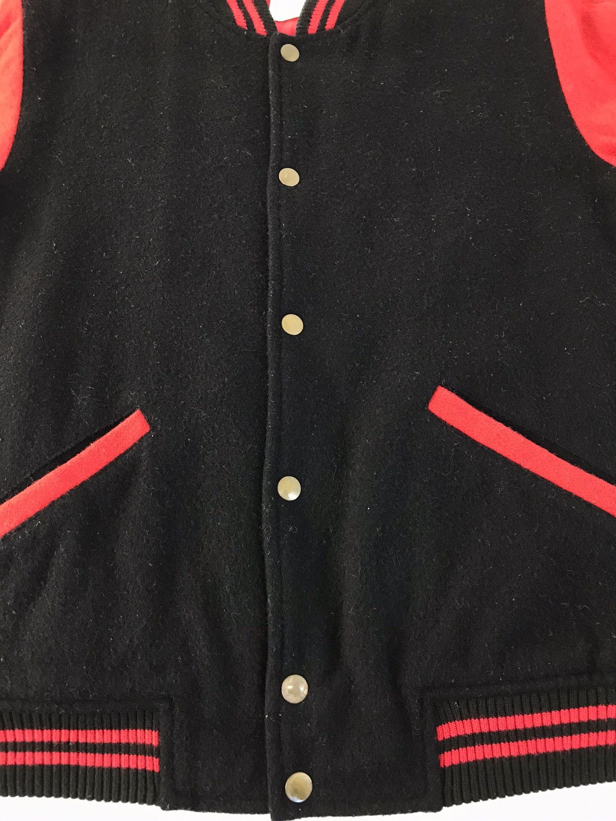 Japanese Brand Vtg Varsity Jacket Wool Picoliino Club 98 Snap Button Size US M / EU 48-50 / 2 - 6 Thumbnail