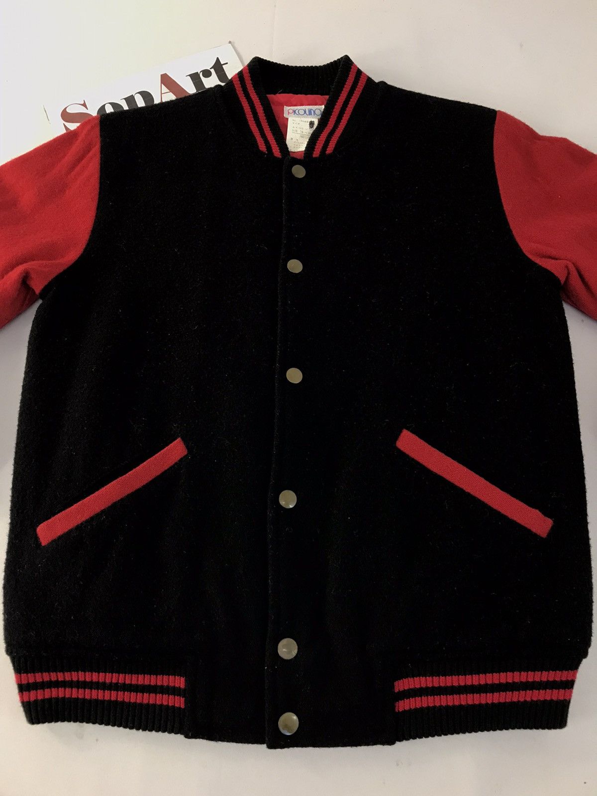 Japanese Brand Vtg Varsity Jacket Wool Picoliino Club 98 Snap Button Size US M / EU 48-50 / 2 - 3 Thumbnail