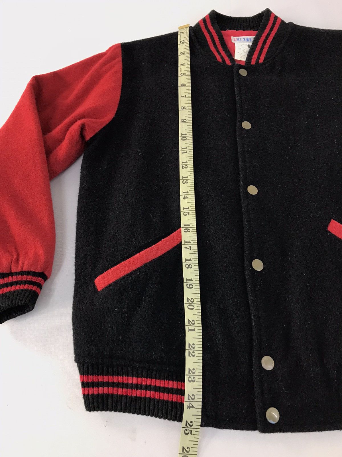 Japanese Brand Vtg Varsity Jacket Wool Picoliino Club 98 Snap Button Size US M / EU 48-50 / 2 - 13 Thumbnail