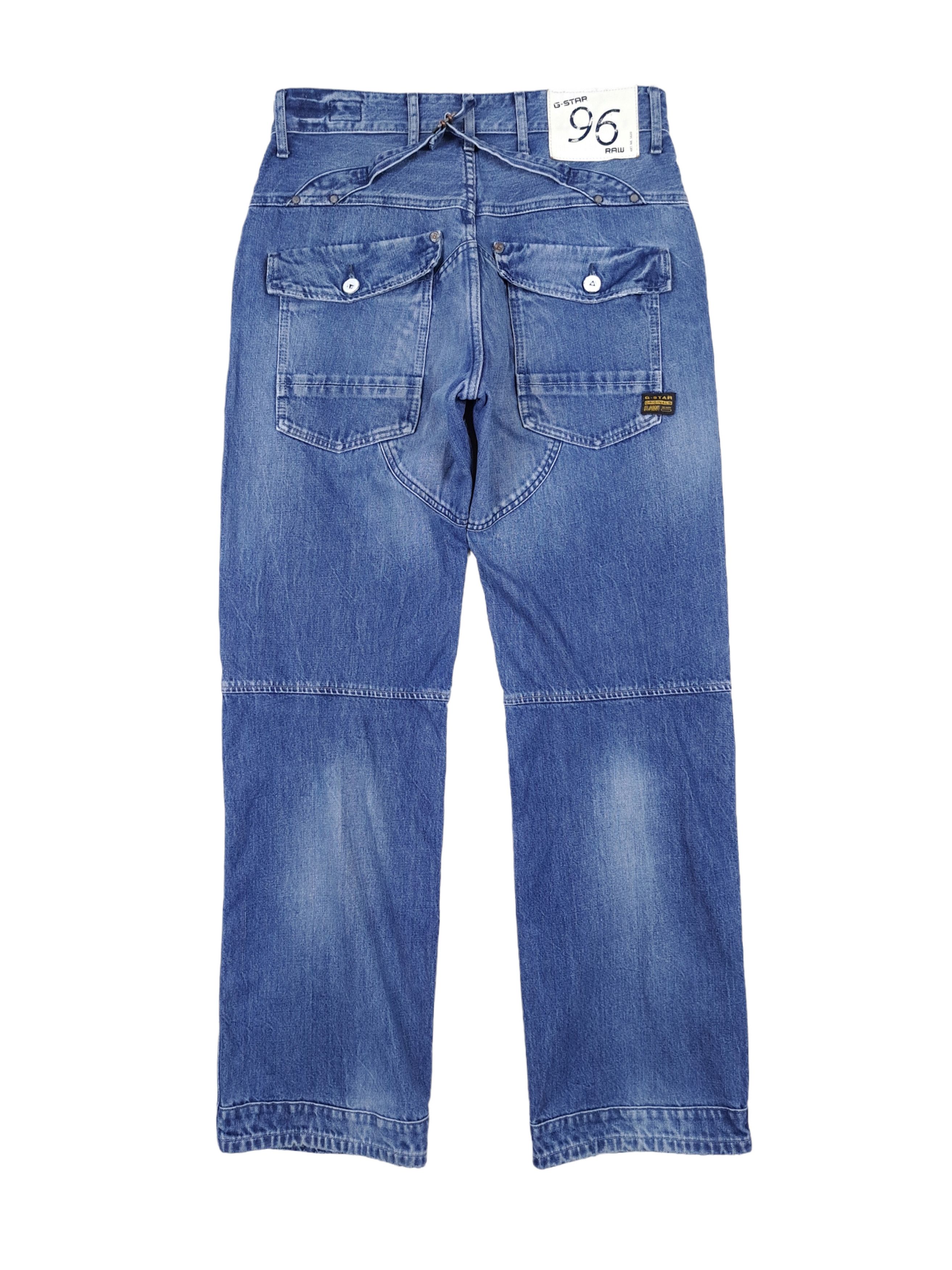 G-Star 💎 G-STAR RAW 32/34 Cargo Workwear Double Knee Blue Jeans Size US 32 / EU 48 - 2 Thumbnail