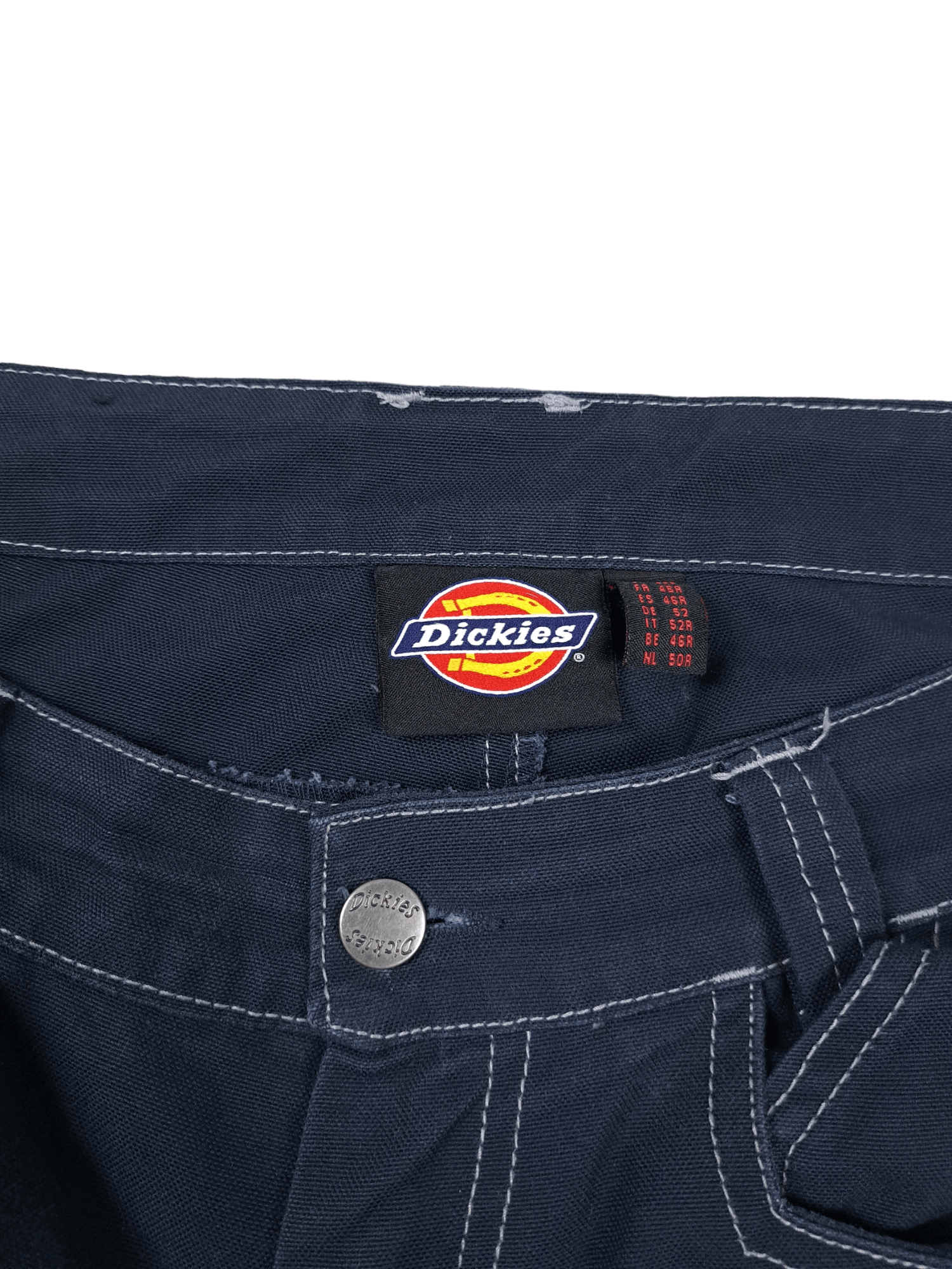 Dickies × Vintage 💎 Dickies Reflective Navy Cargo Workwear Pants Jeans Size US 36 / EU 52 - 4 Thumbnail