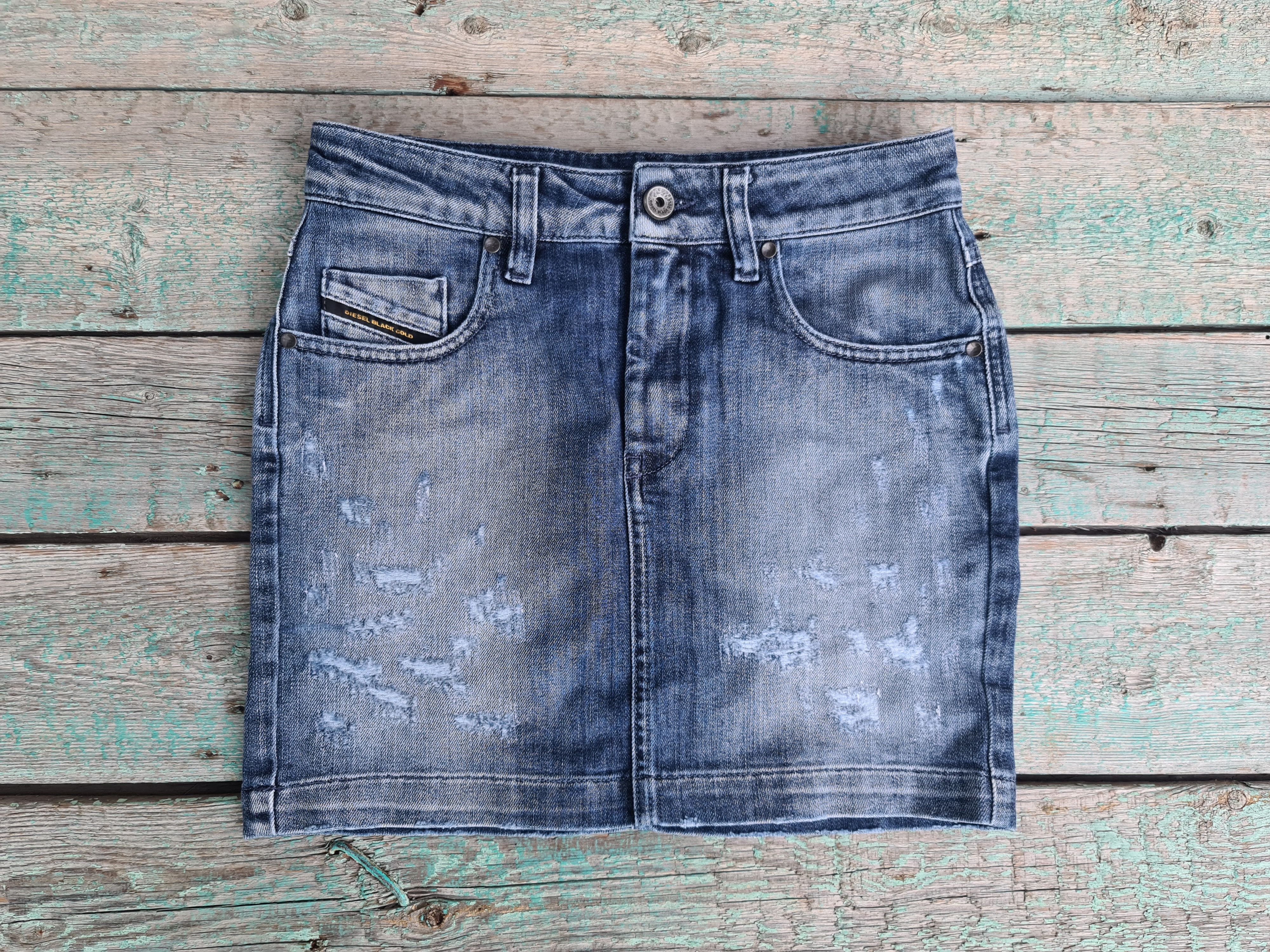 Diesel Rare 🔥 Vintage Diesel jeans mini skirt nice design Size 26" / US 2 / IT 38 - 1 Thumbnail