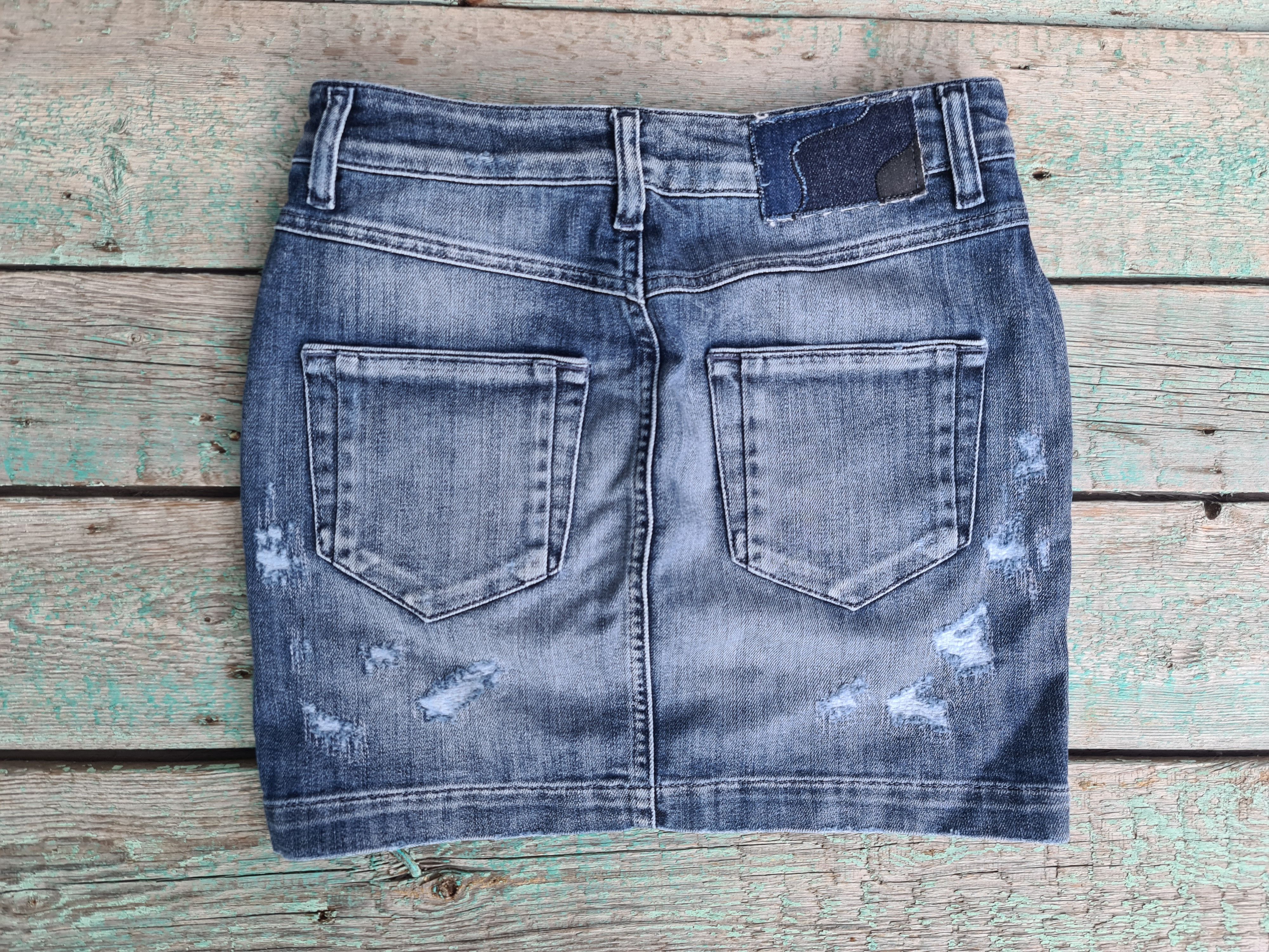 Diesel Rare 🔥 Vintage Diesel jeans mini skirt nice design Size 26" / US 2 / IT 38 - 5 Thumbnail