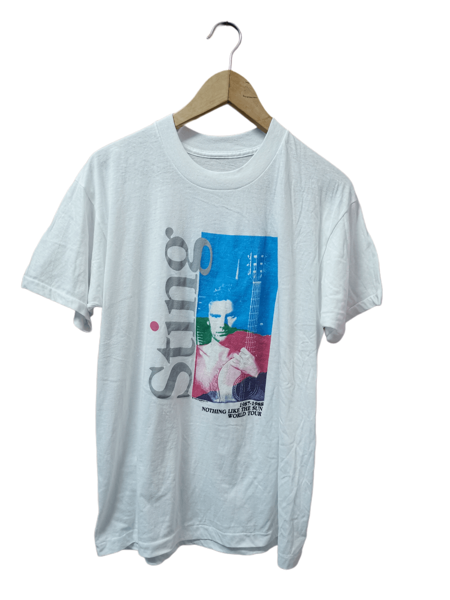 Band Tees × Rap Tees × Vintage Vintage Tshirt x Sting World Tour 1987-1988 Size US L / EU 52-54 / 3 - 1 Thumbnail