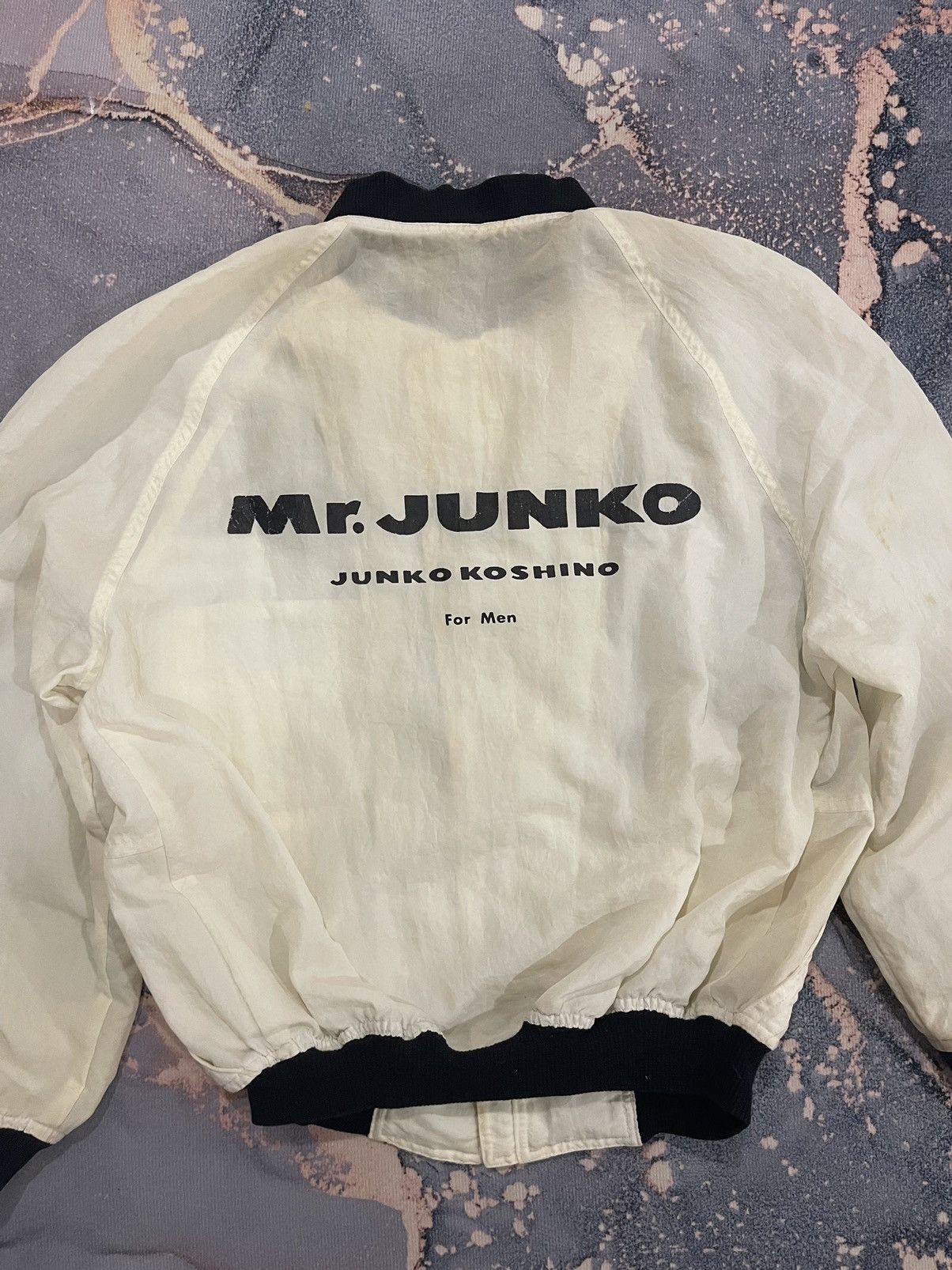 Japanese Brand × Mr. Junko × Vintage VINTAGE LIGHT BOMBER MR JUNKO KOSHINO For MEN Size US M / EU 48-50 / 2 - 2 Thumbnail