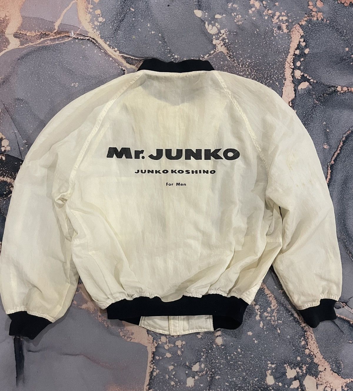 Japanese Brand × Mr. Junko × Vintage VINTAGE LIGHT BOMBER MR JUNKO KOSHINO For MEN Size US M / EU 48-50 / 2 - 1 Thumbnail