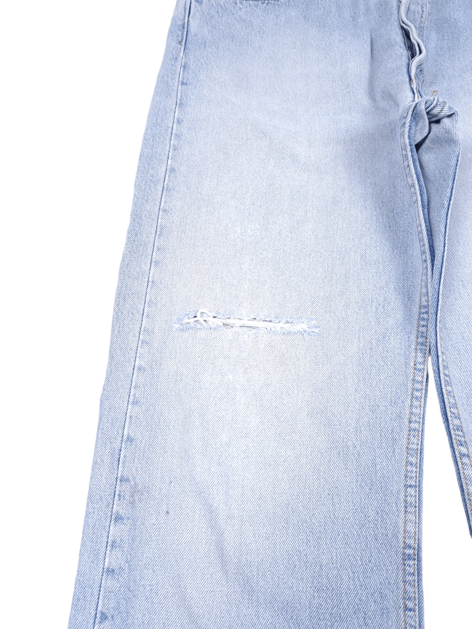 Levi's × Levi's Vintage Clothing × Vintage 💎 36/32 Levi's 90's Baby Blue Distressed Denim Jeans y2k Size US 36 / EU 52 - 5 Thumbnail