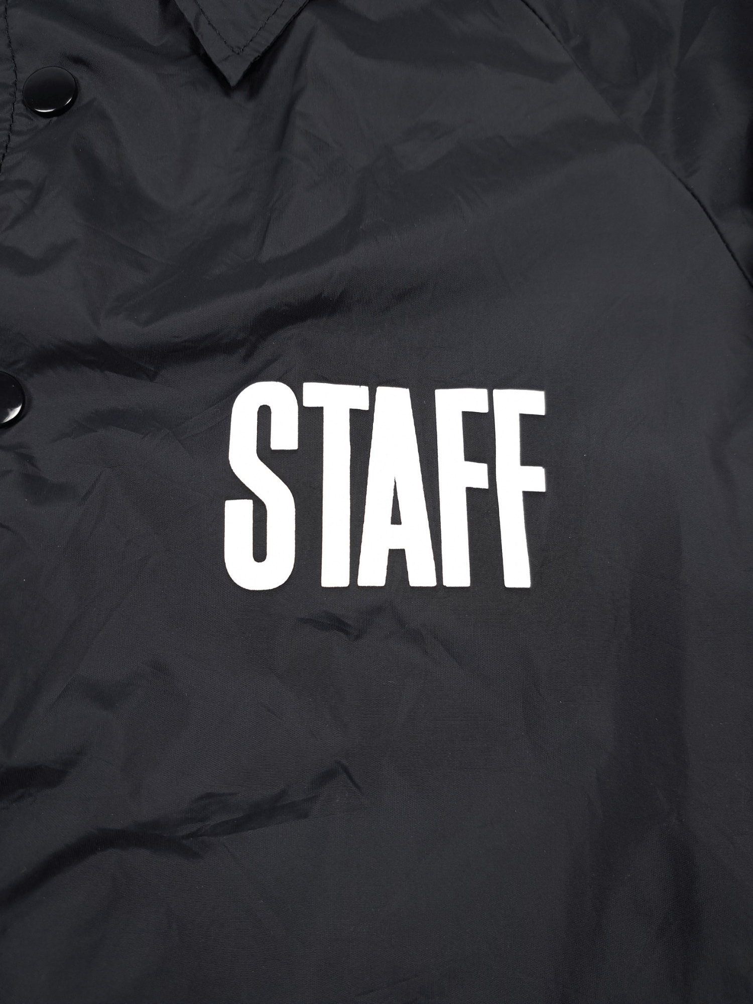 Band Tees × Justin Bieber 💎 Official 2016 Staff Black Windbreaker Light Jacket Size S Size US S / EU 44-46 / 1 - 4 Thumbnail