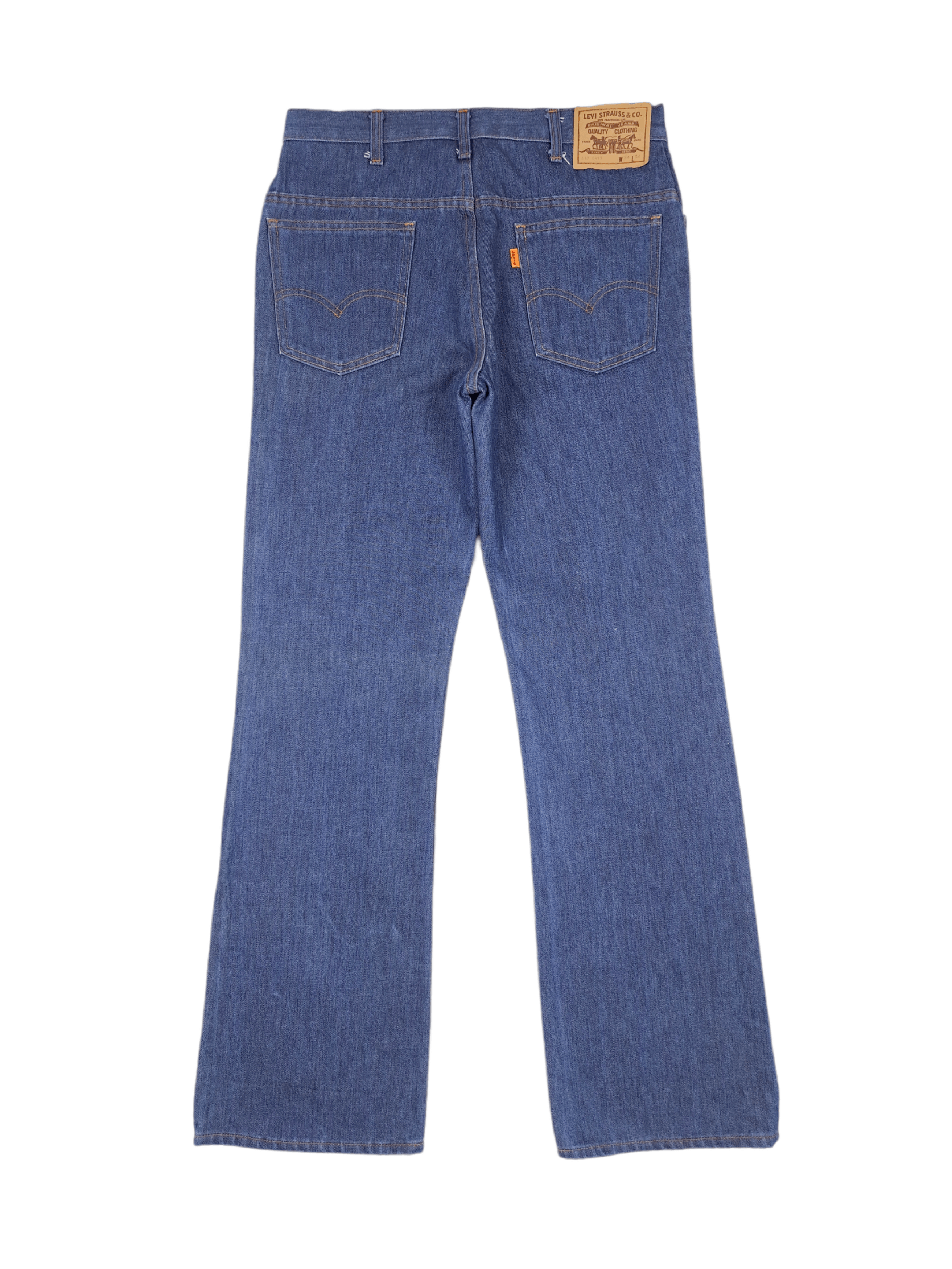 Levi's Vintage Clothing × Vintage 💎 80s Deadstock Levi's 617 34/34 Flared Blue Denim Jeans Size US 34 / EU 50 - 2 Thumbnail