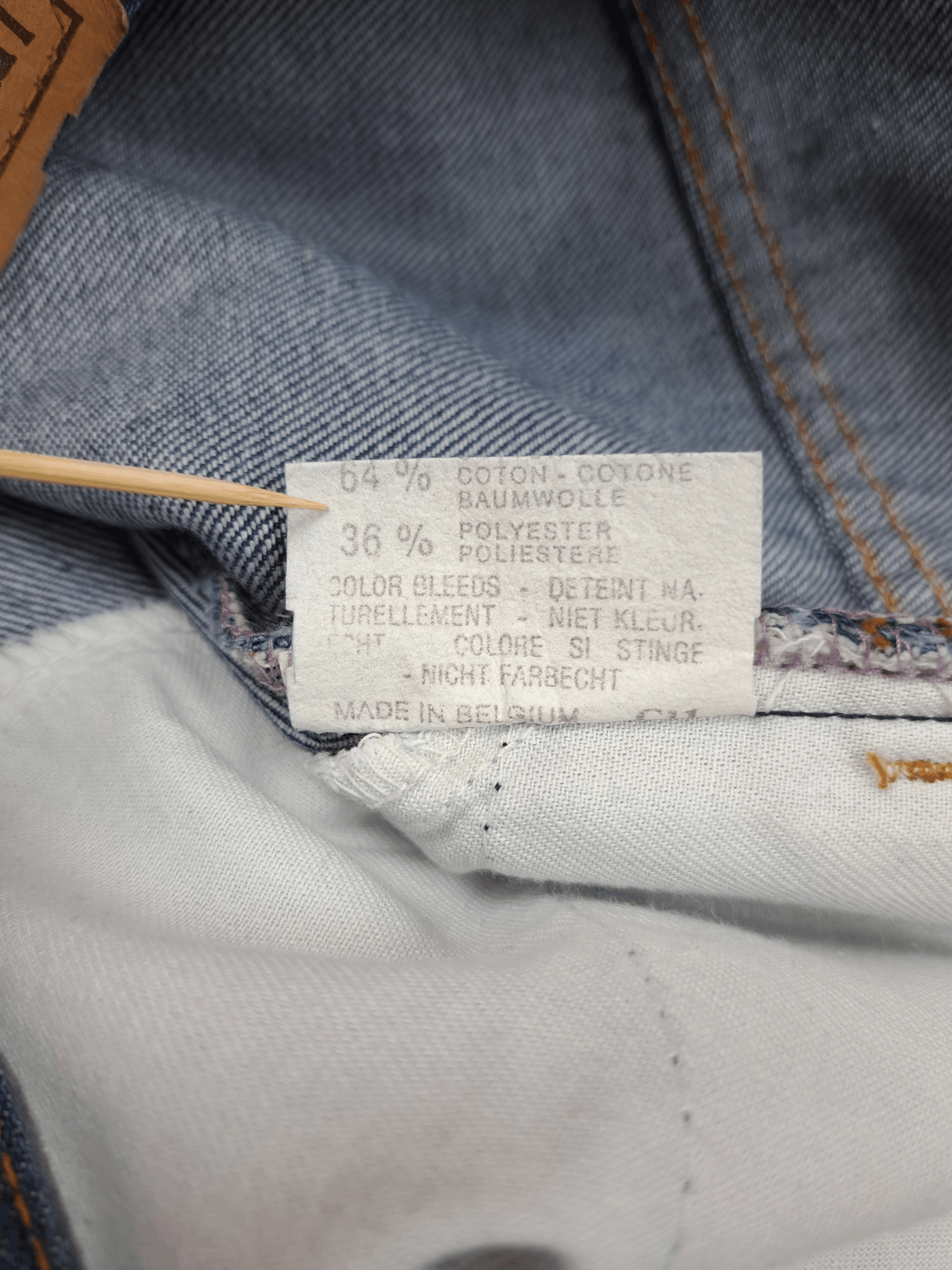 Levi's Vintage Clothing × Vintage 💎 80s Deadstock Levi's 617 34/34 Flared Blue Denim Jeans Size US 34 / EU 50 - 8 Thumbnail