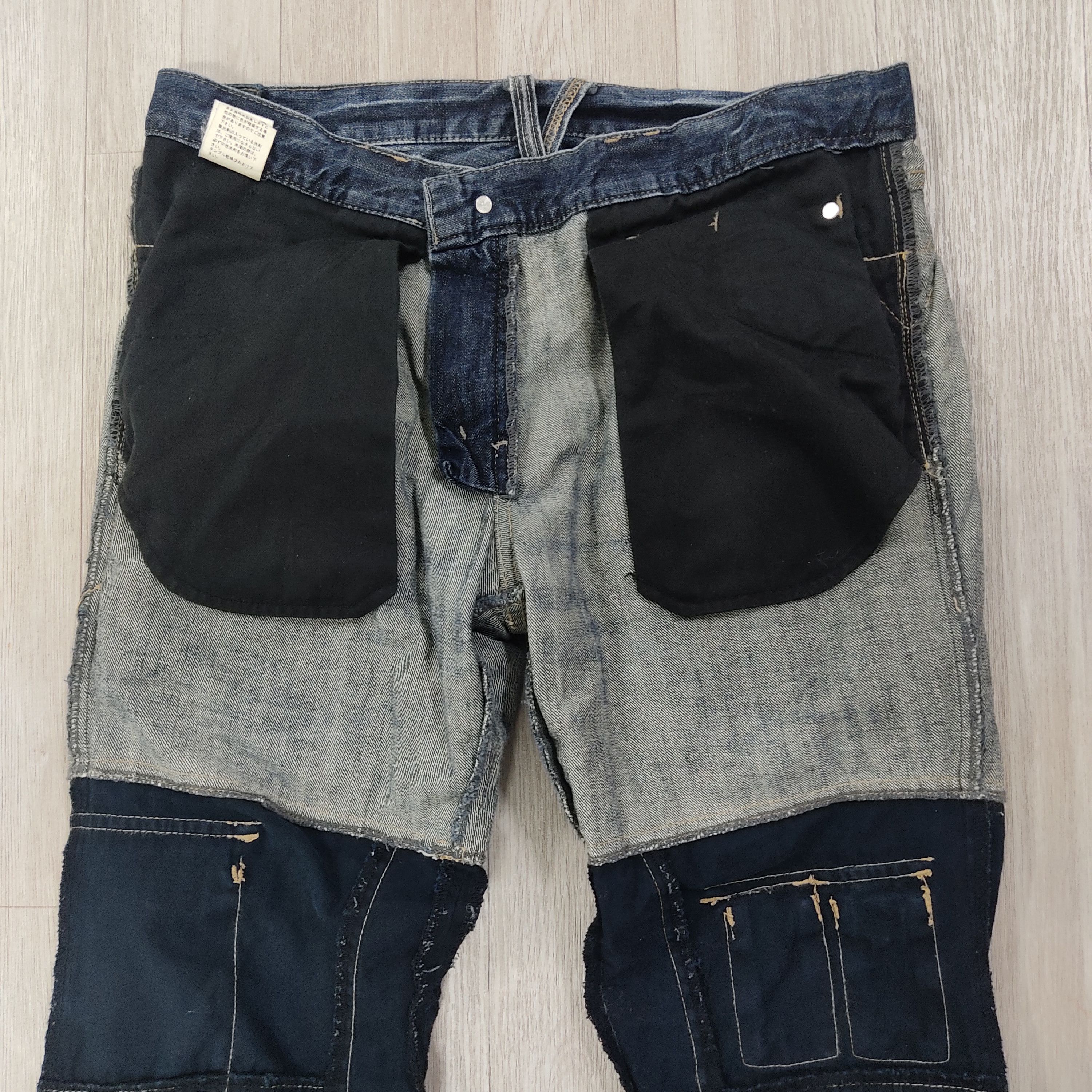 PPFM PPFM Double Waist Bondage Multi Pockets Hysteric Pants Size US 33 - 17 Thumbnail