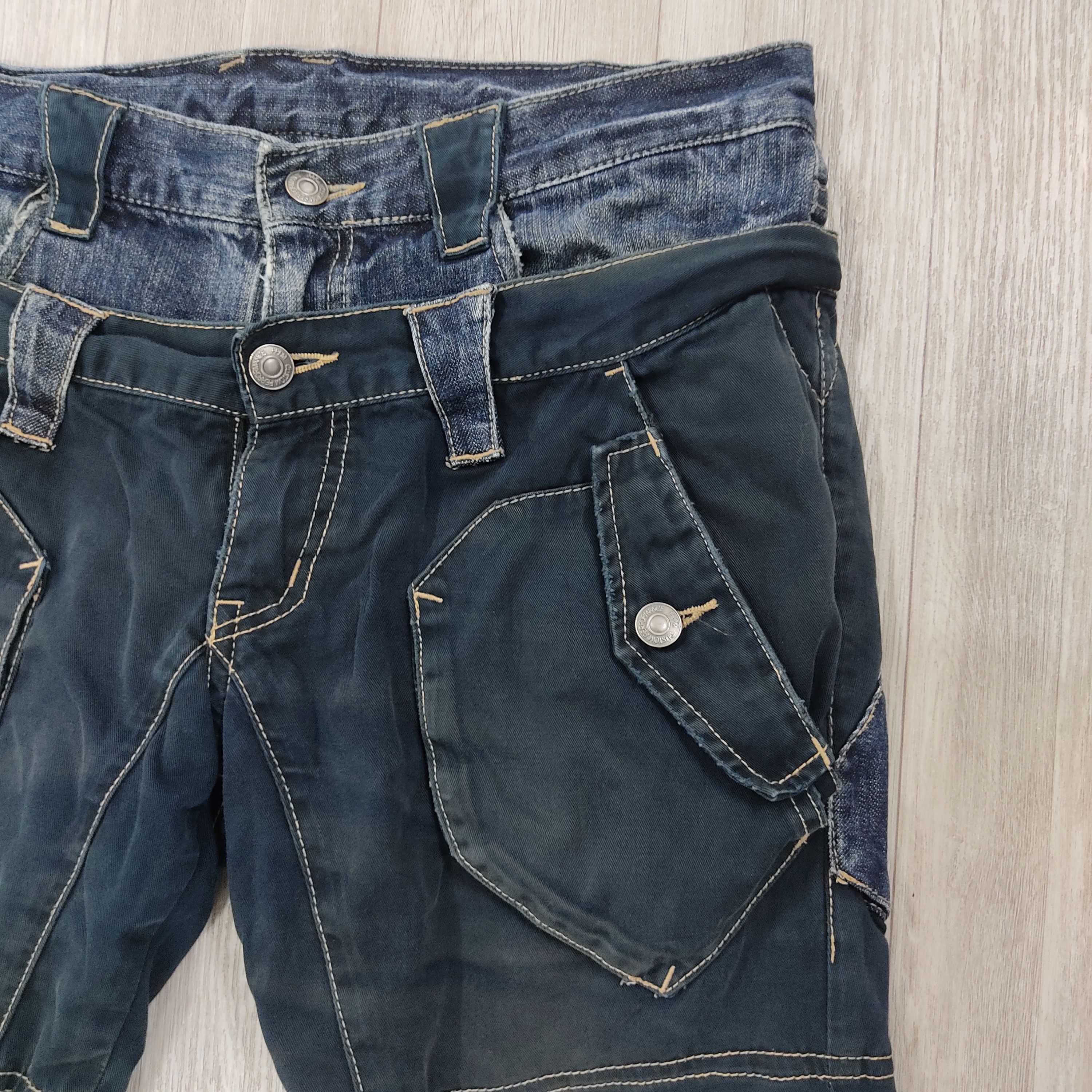 PPFM PPFM Double Waist Bondage Multi Pockets Hysteric Pants Size US 33 - 5 Thumbnail