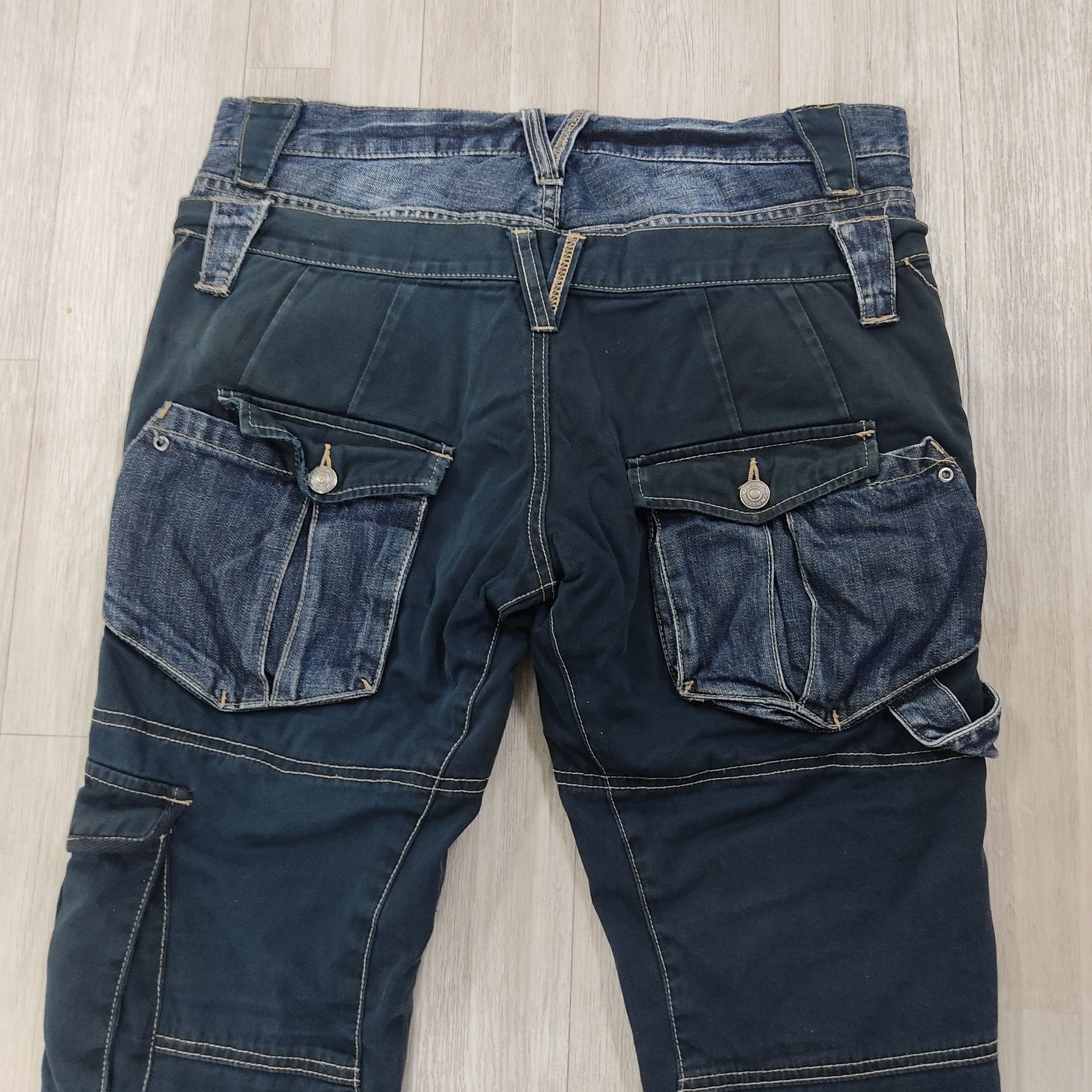 PPFM PPFM Double Waist Bondage Multi Pockets Hysteric Pants Size US 33 - 13 Thumbnail