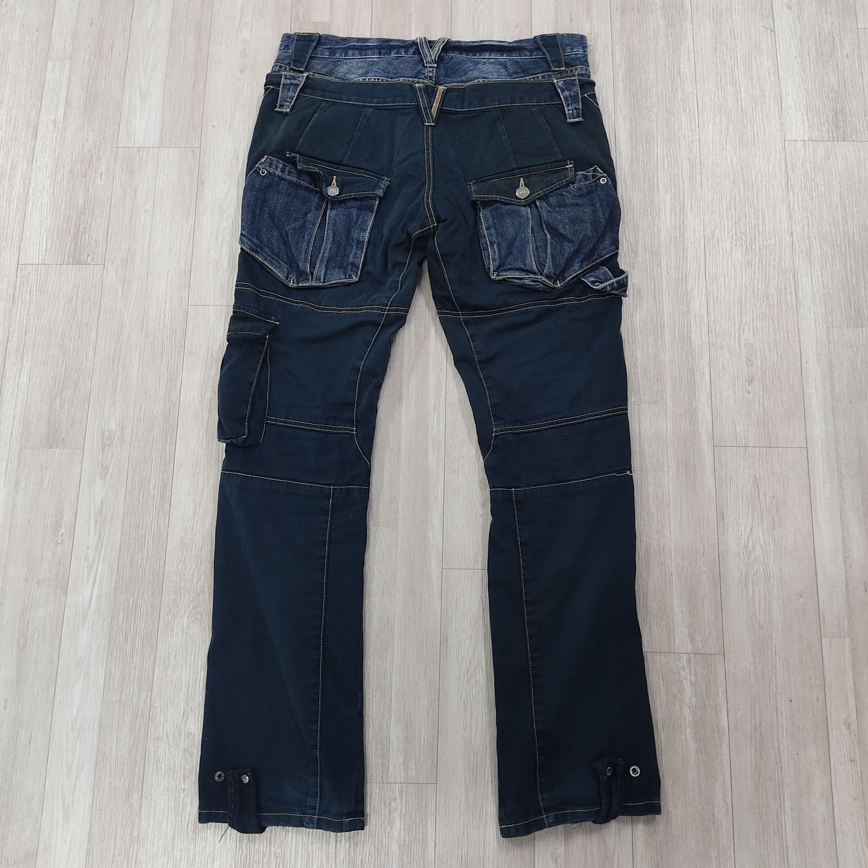 PPFM PPFM Double Waist Bondage Multi Pockets Hysteric Pants Size US 33 - 12 Thumbnail