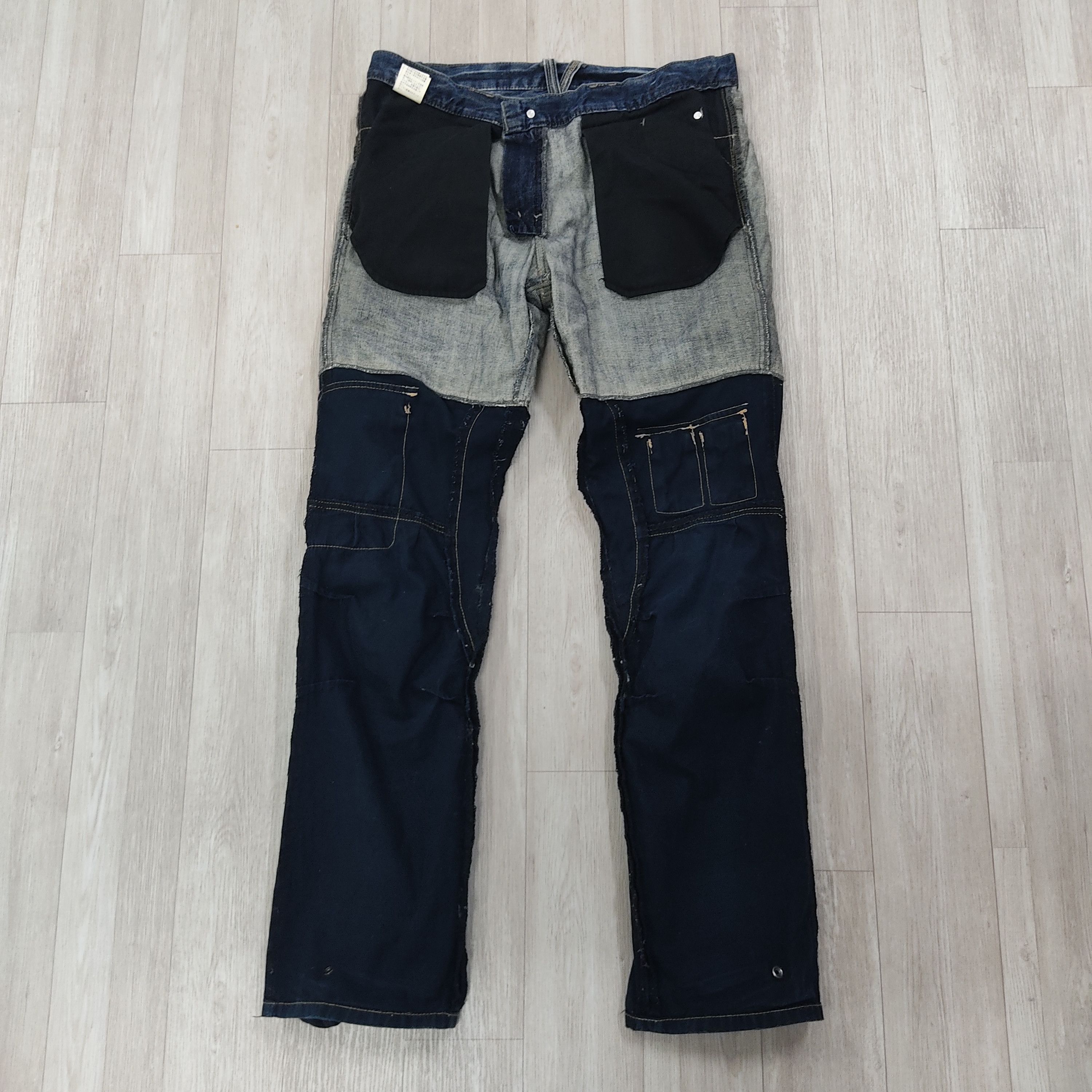 PPFM PPFM Double Waist Bondage Multi Pockets Hysteric Pants Size US 33 - 16 Thumbnail
