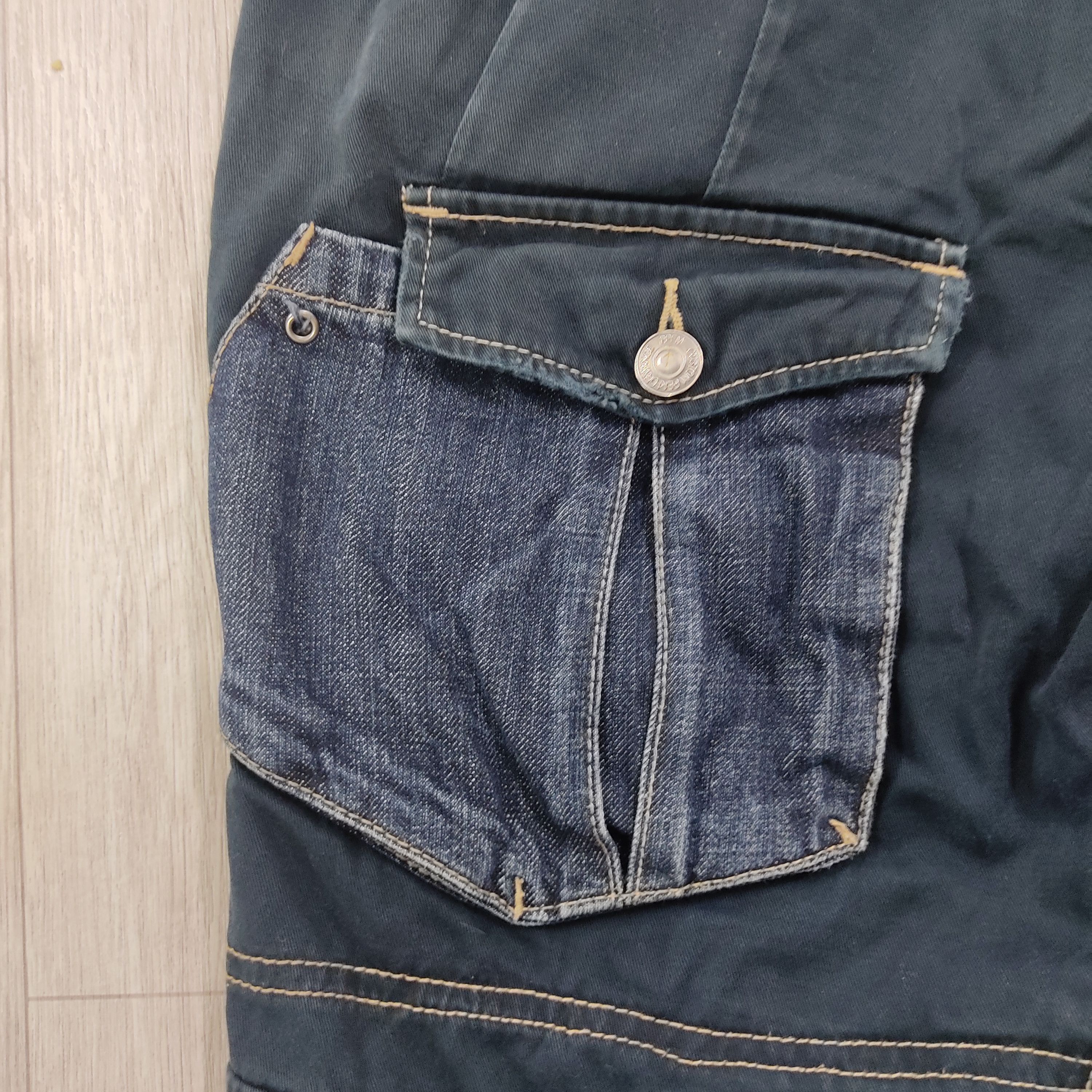 PPFM PPFM Double Waist Bondage Multi Pockets Hysteric Pants Size US 33 - 14 Thumbnail