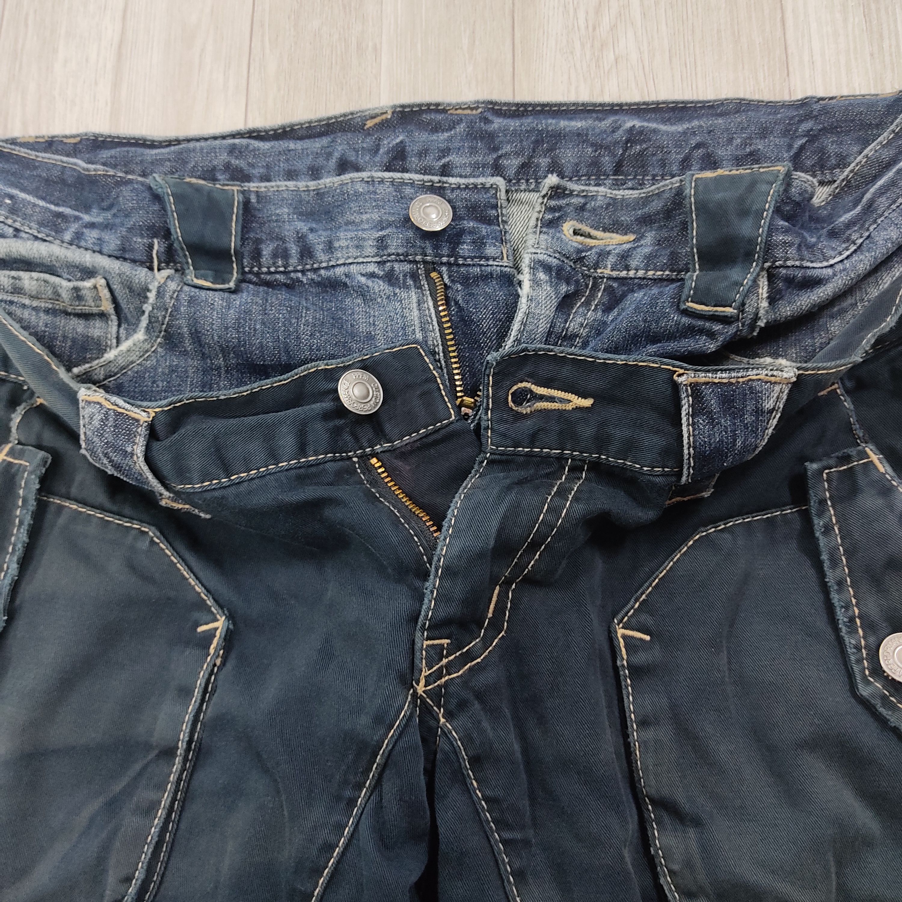 PPFM PPFM Double Waist Bondage Multi Pockets Hysteric Pants Size US 33 - 10 Thumbnail