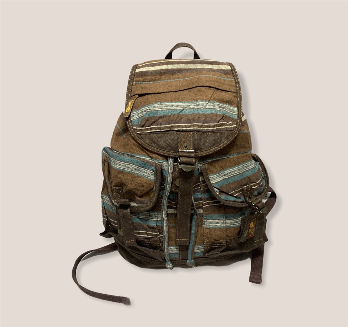 Ocean Pacific Vintage Op Canvas backpack - Camping Rucksack Size ONE SIZE - 1 Thumbnail