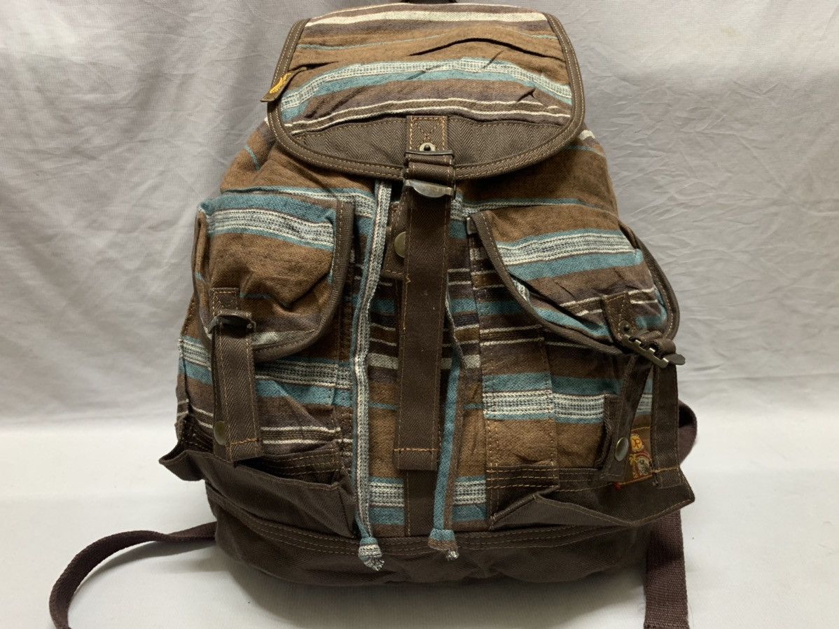 Ocean Pacific Vintage Op Canvas backpack - Camping Rucksack Size ONE SIZE - 3 Thumbnail