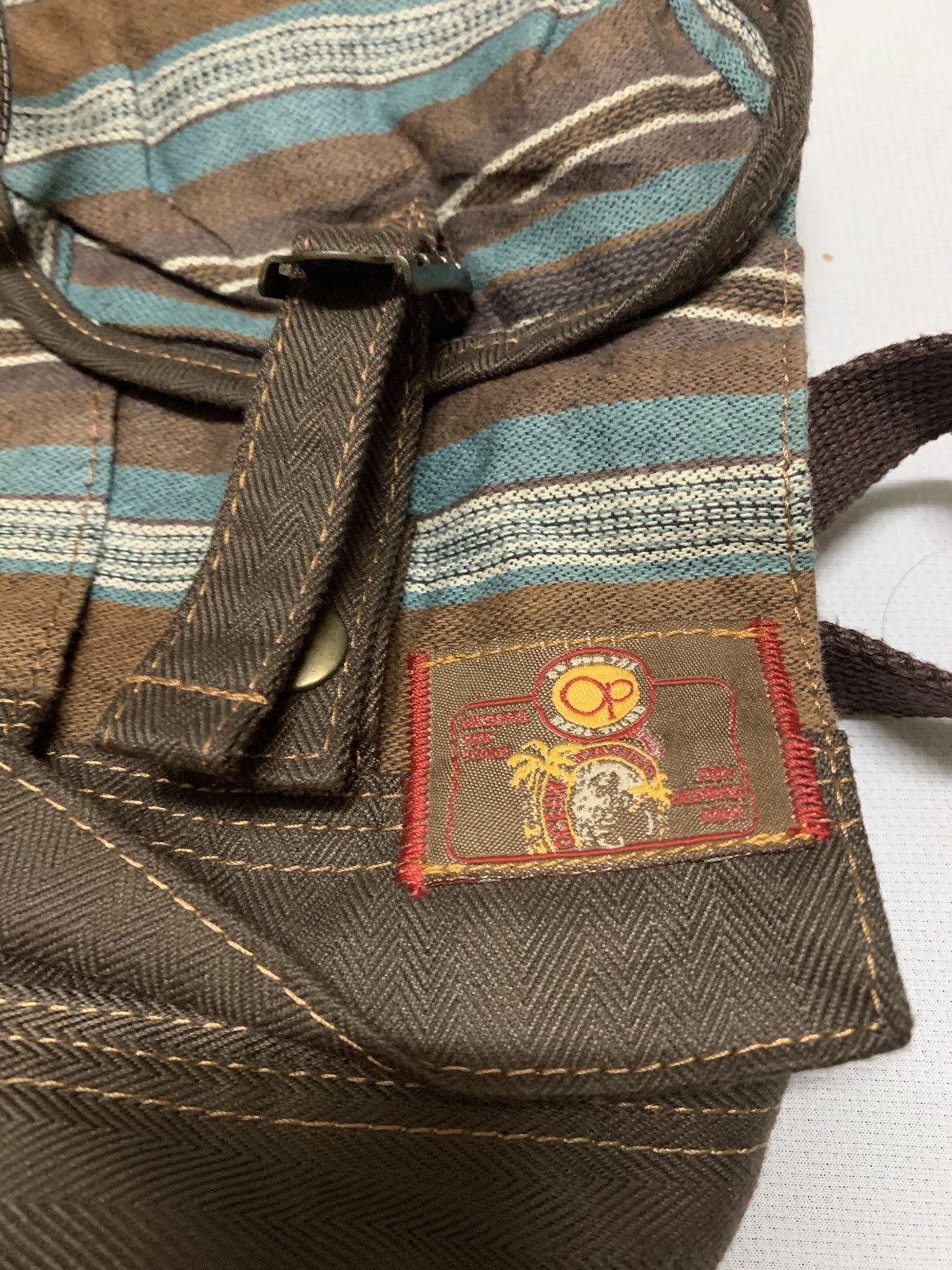 Ocean Pacific Vintage Op Canvas backpack - Camping Rucksack Size ONE SIZE - 9 Thumbnail