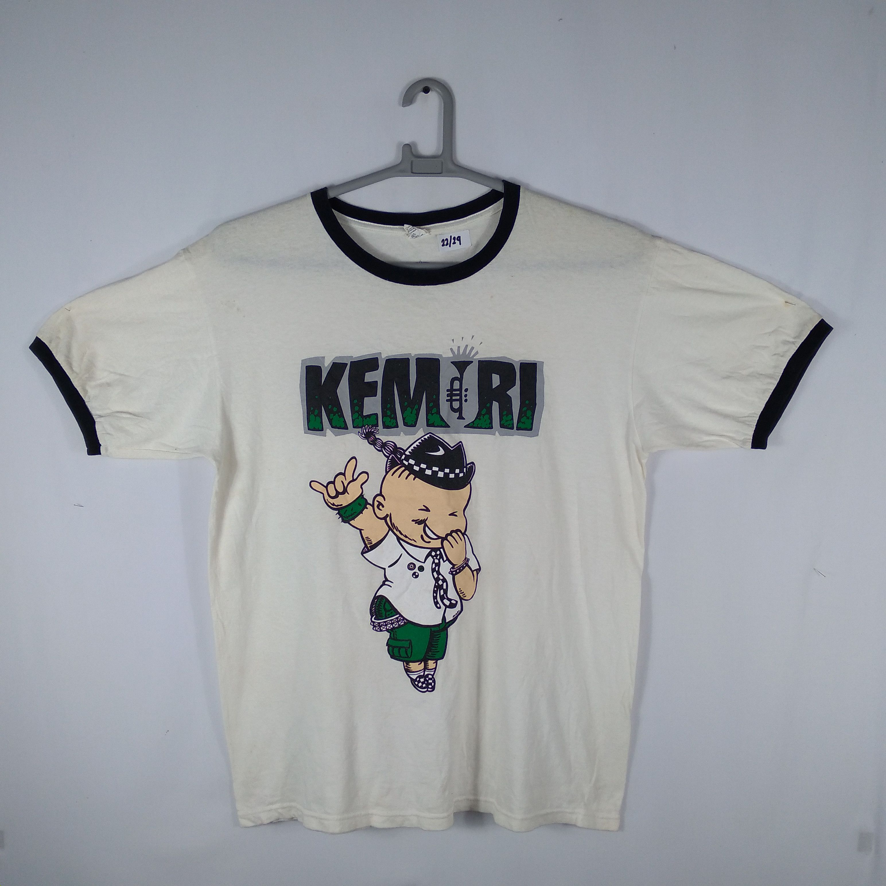 Band Tees × Vintage Vintage Kemuri American Japanese Ska Punk Band Ringer Tee Size US L / EU 52-54 / 3 - 1 Thumbnail
