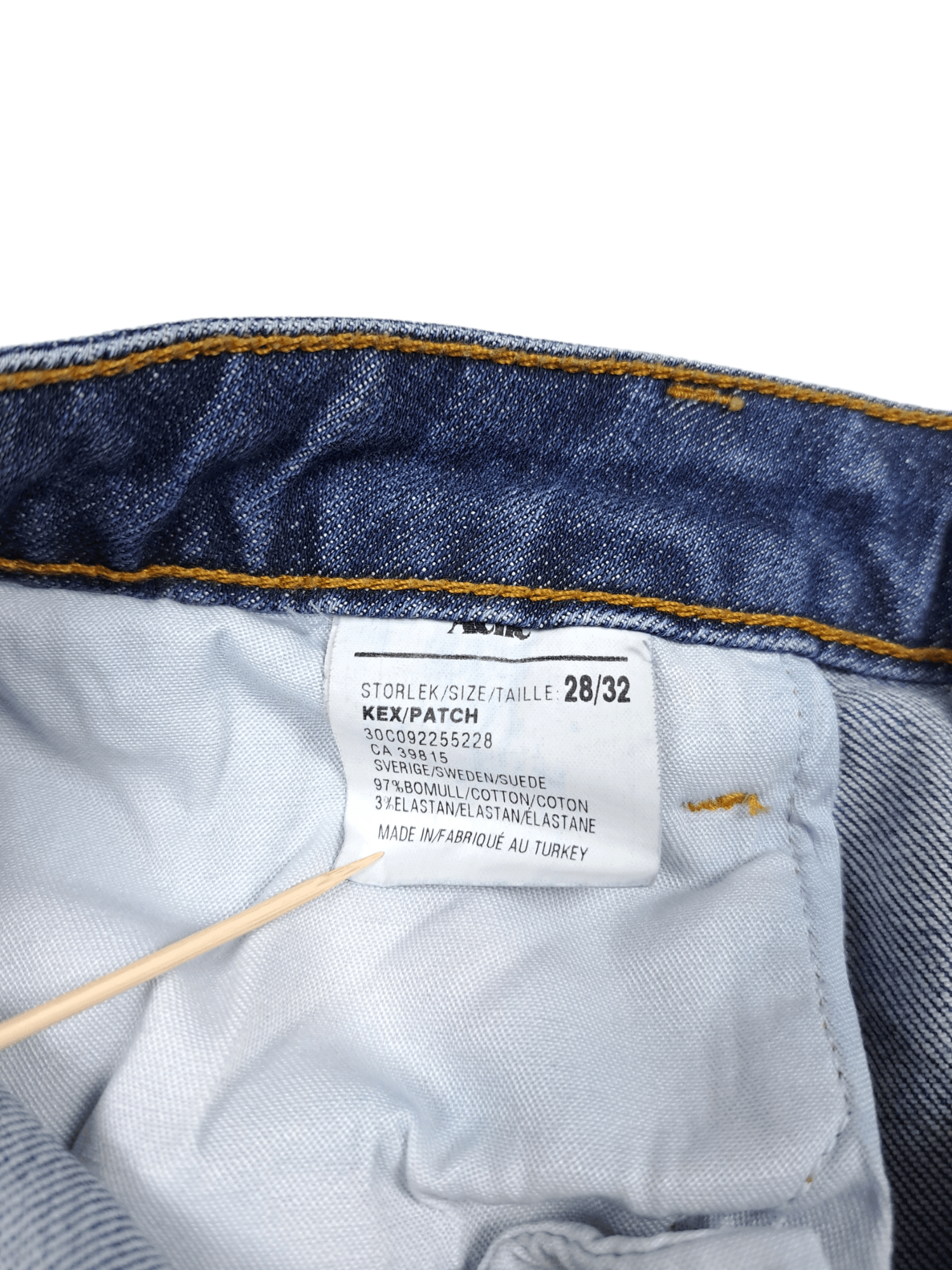 💎 28/32 Slim KEX PATCH Patchwork Denim Jeans Custom y2K
