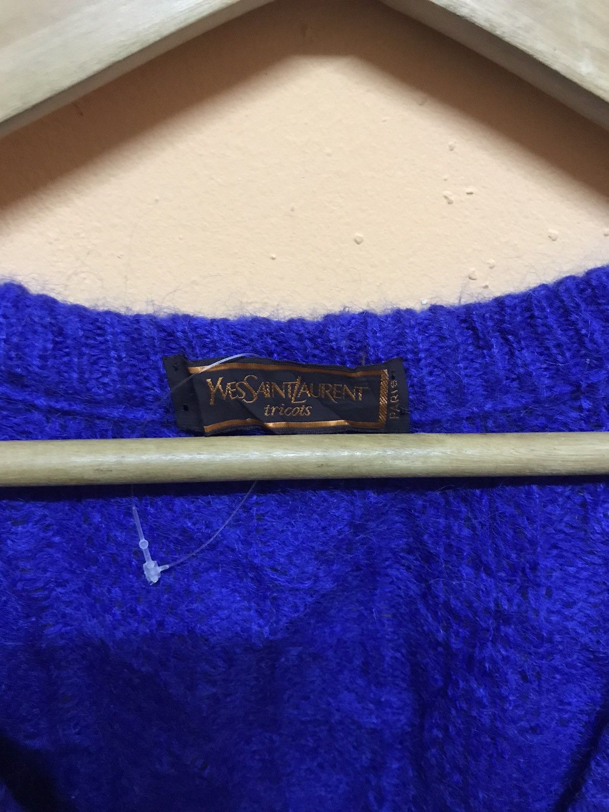 Yves Saint Laurent ‼️VTG CARDIGAN YSL BLUE STRIPE LIKE KURT COBAIN‼️ Size M / US 6-8 / IT 42-44 - 3 Thumbnail