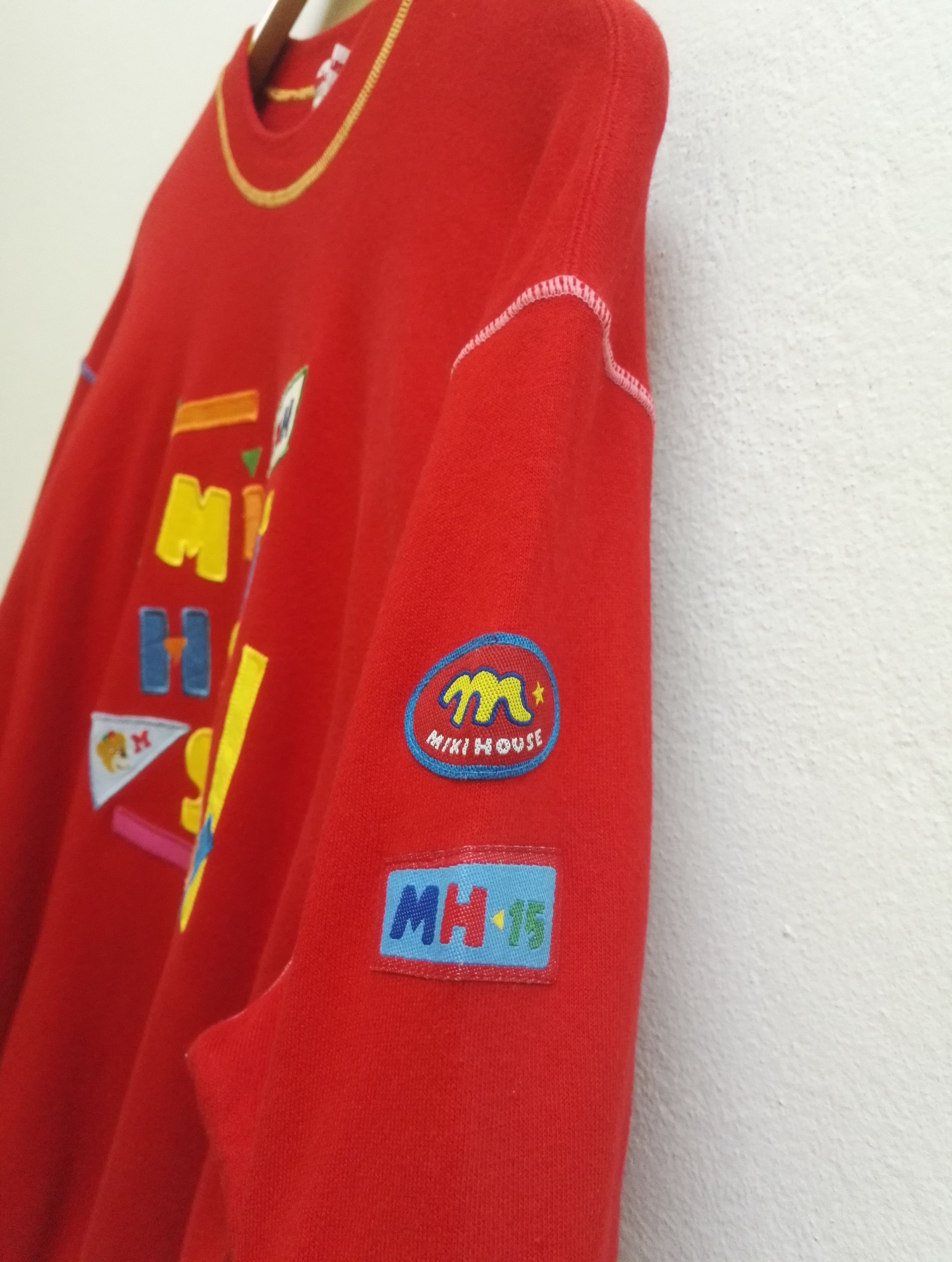 Japanese Brand Vintage Miki House Sweatshirts Big Logo Embroidered (c33) Size US M / EU 48-50 / 2 - 3 Thumbnail