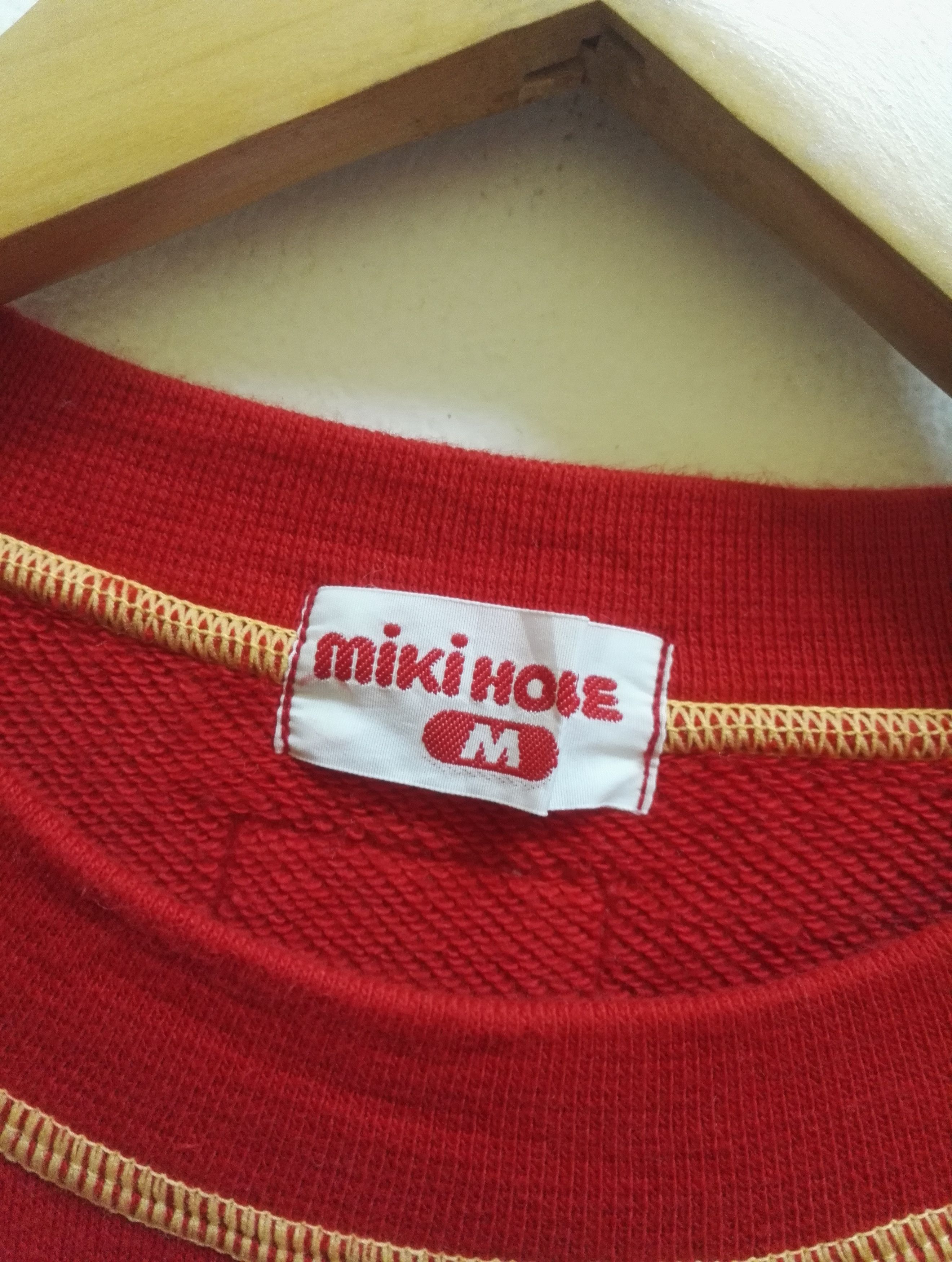 Japanese Brand Vintage Miki House Sweatshirts Big Logo Embroidered (c33) Size US M / EU 48-50 / 2 - 7 Thumbnail