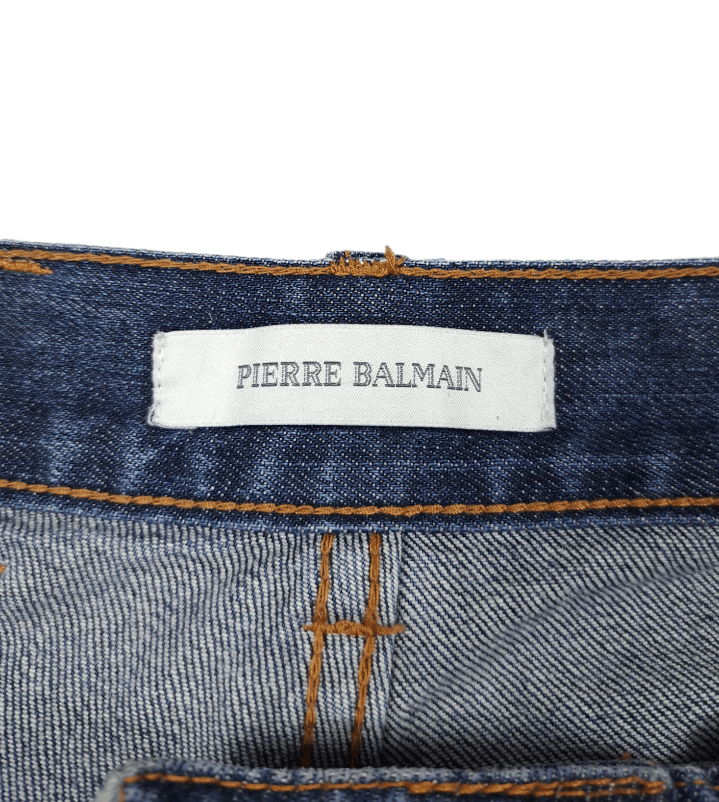 Balmain × Pierre Balmain 💎 90s Vintage 32/32 Slim Blue Navy Drip y2k 00s Jeans Denim Size US 32 / EU 48 - 6 Thumbnail